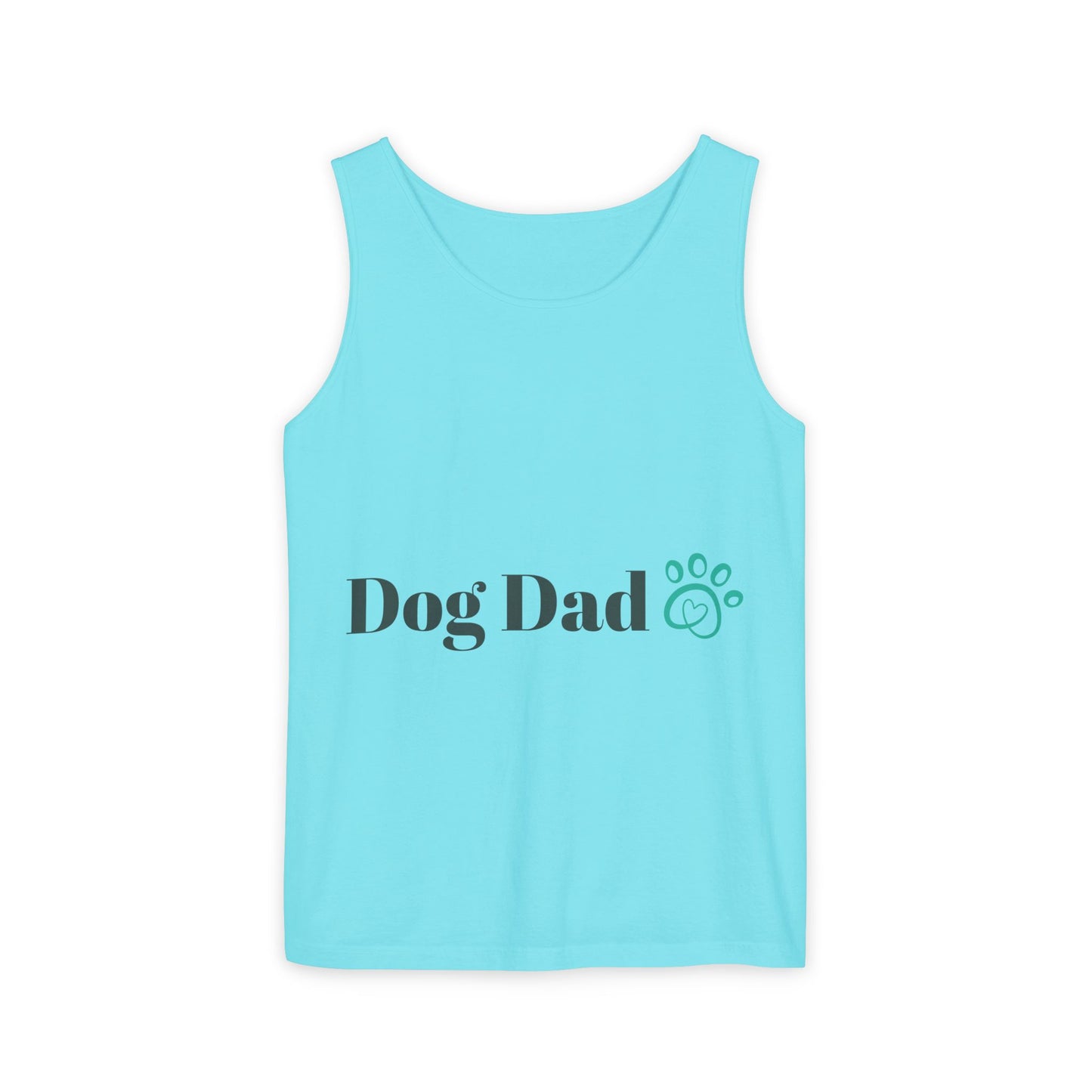 Dog Dad Unisex Garment-Dyed Tank Top - Perfect Gift for Pet Lovers
