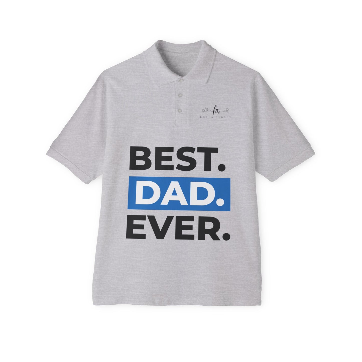 Best Dad Ever Polo Shirt - Perfect Gift for Father's Day