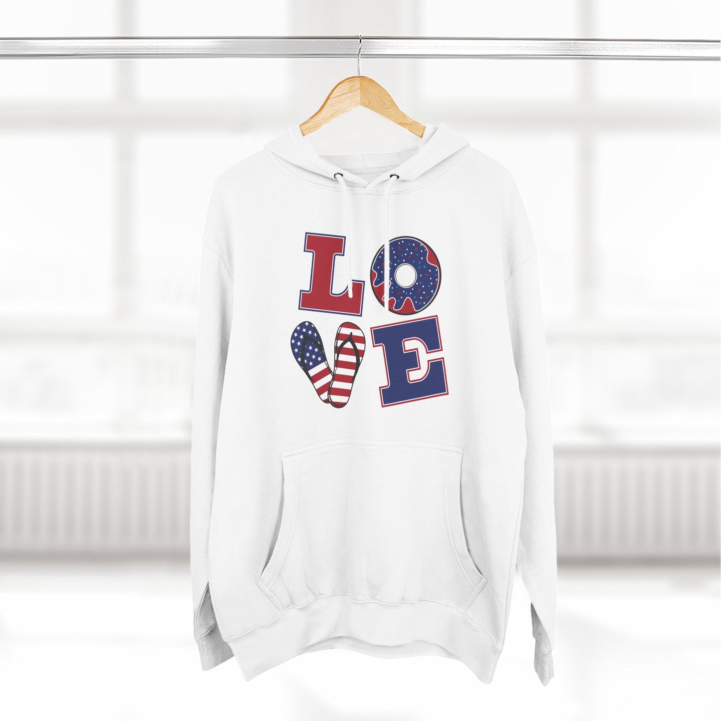 Koala Sydney Patriotic Love Fleece Hoodie for Men