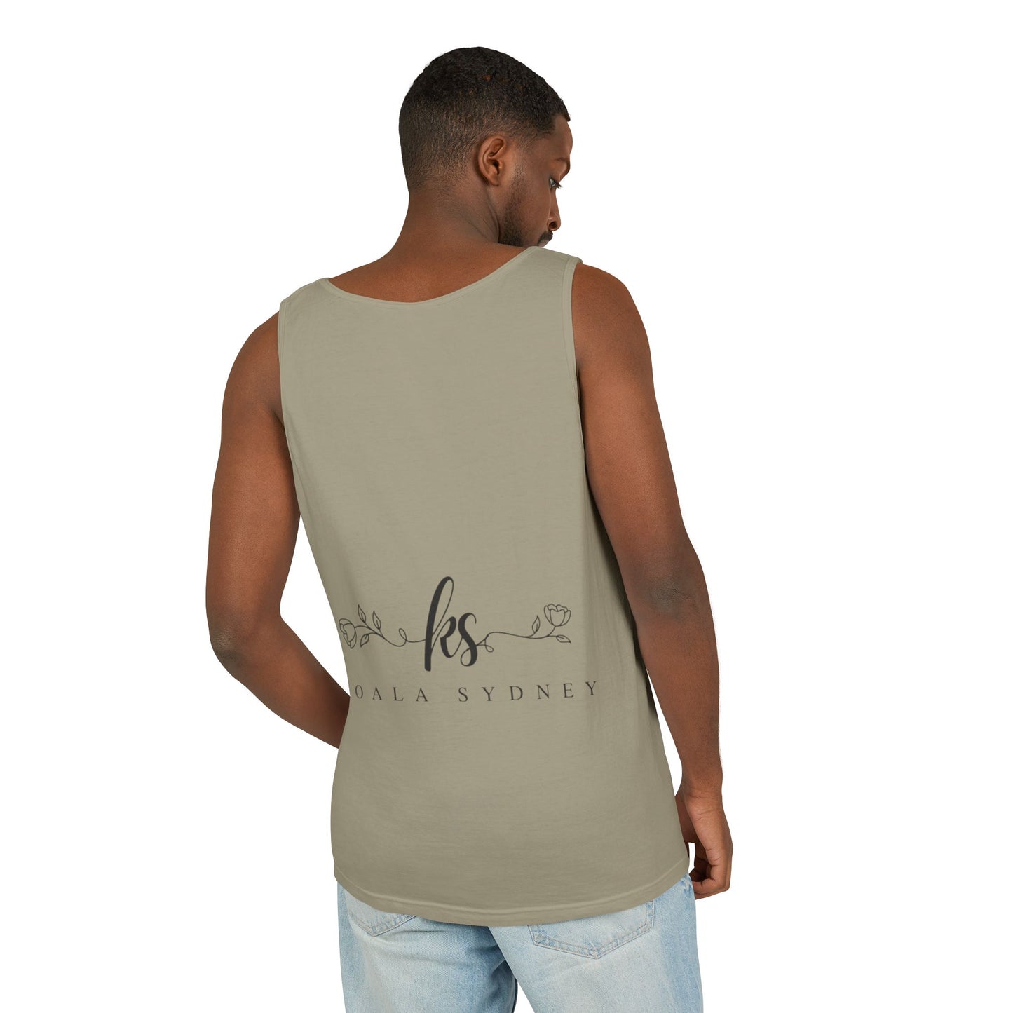 Dog Dad Unisex Garment-Dyed Tank Top - Perfect Gift for Pet Lovers