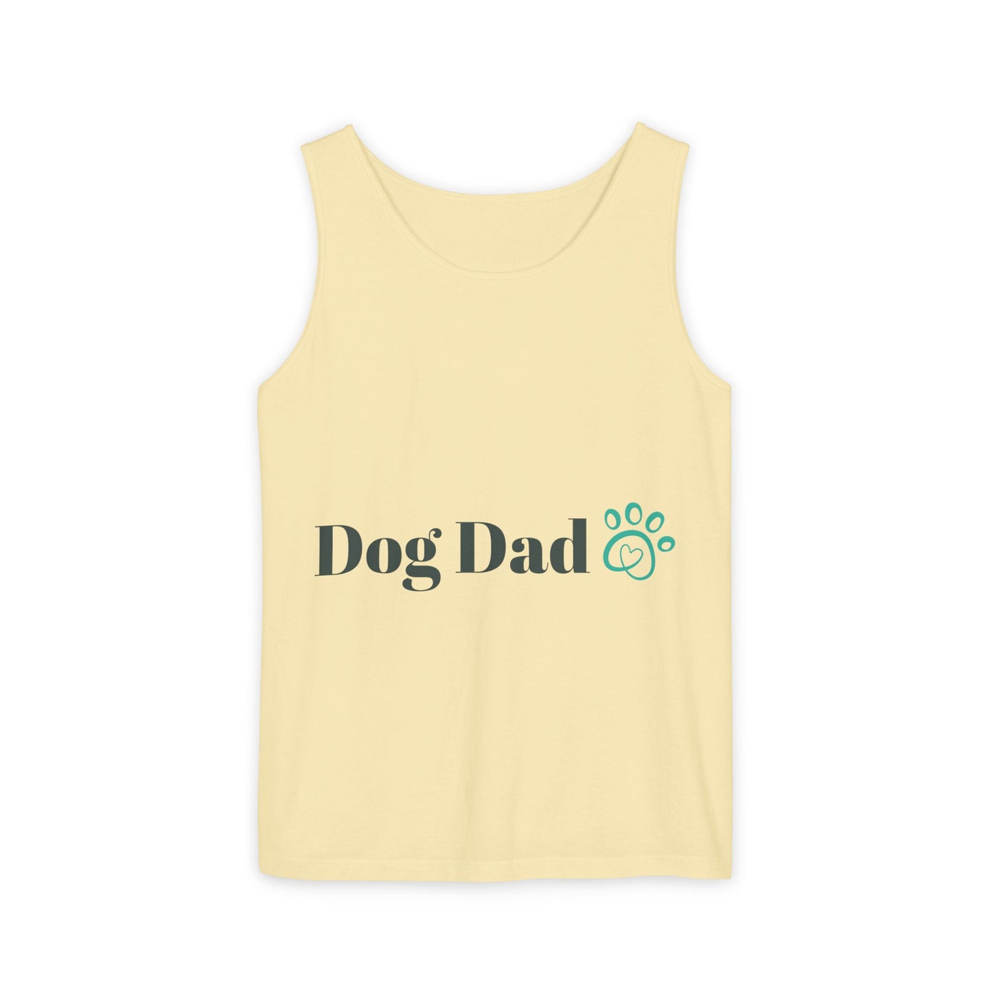 Dog Dad Unisex Garment-Dyed Tank Top - Perfect Gift for Pet Lovers