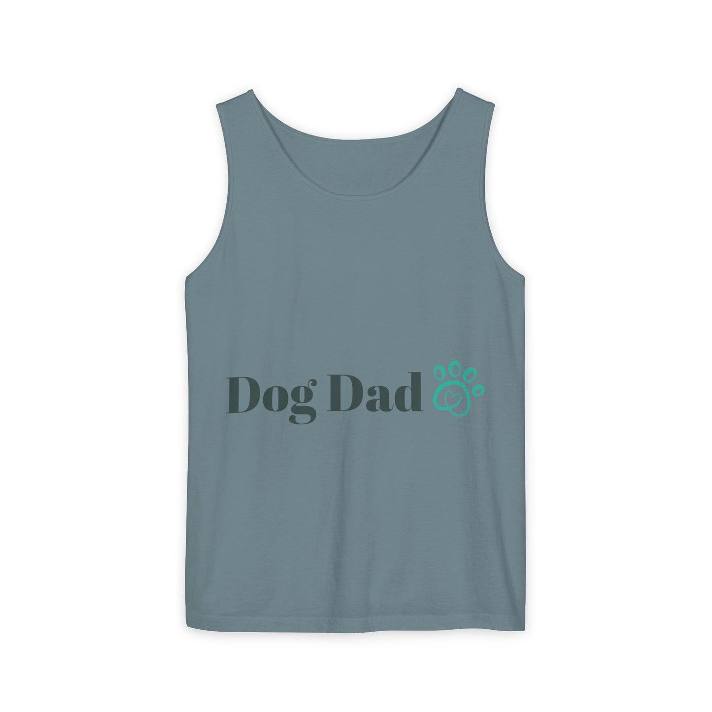 Dog Dad Unisex Garment-Dyed Tank Top - Perfect Gift for Pet Lovers