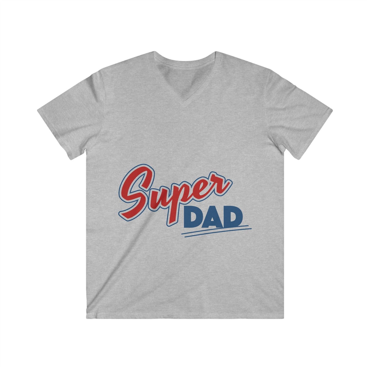 Super Dad V-Neck Tee - Perfect Father's Day Gift