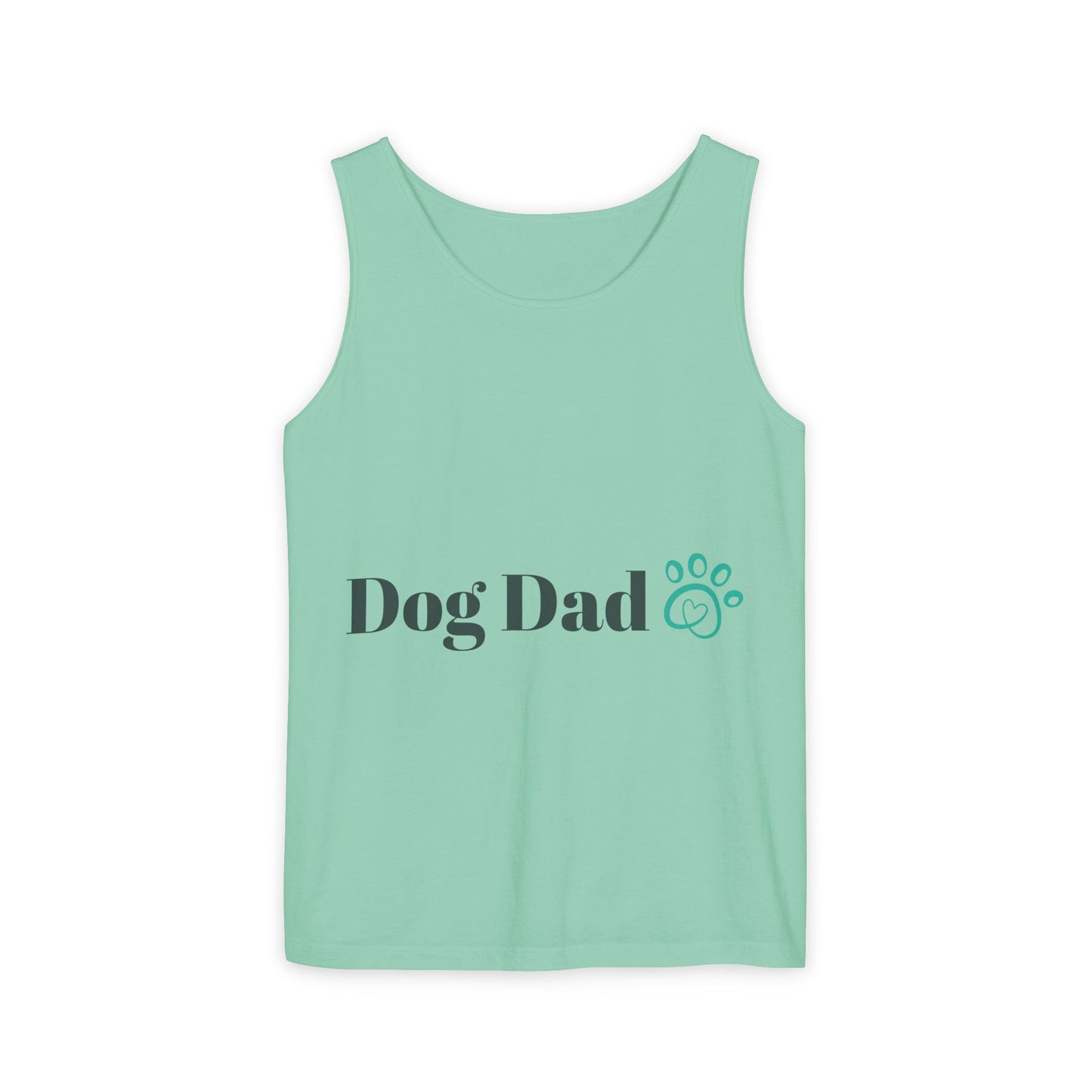 Dog Dad Unisex Garment-Dyed Tank Top - Perfect Gift for Pet Lovers