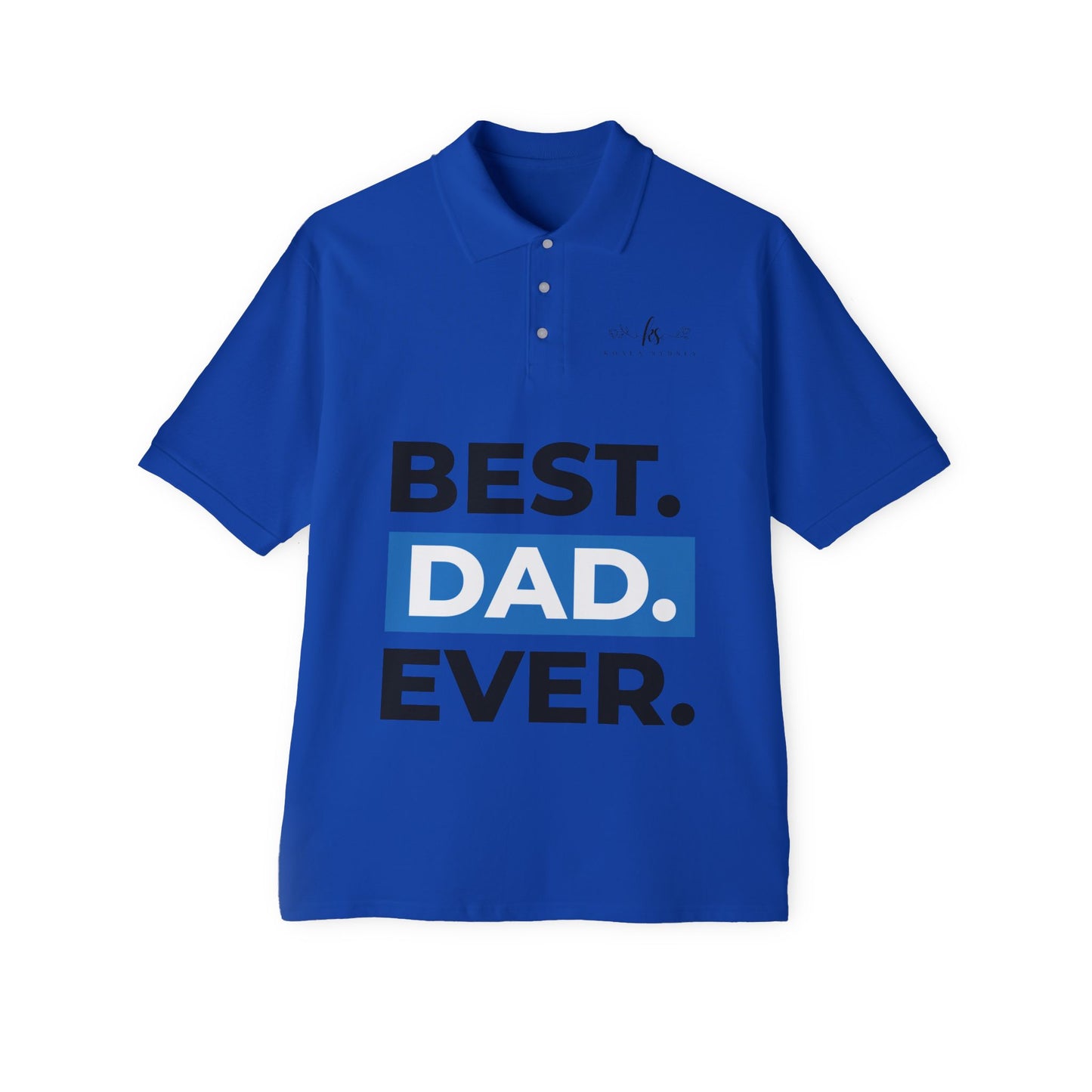 Best Dad Ever Polo Shirt - Perfect Gift for Father's Day