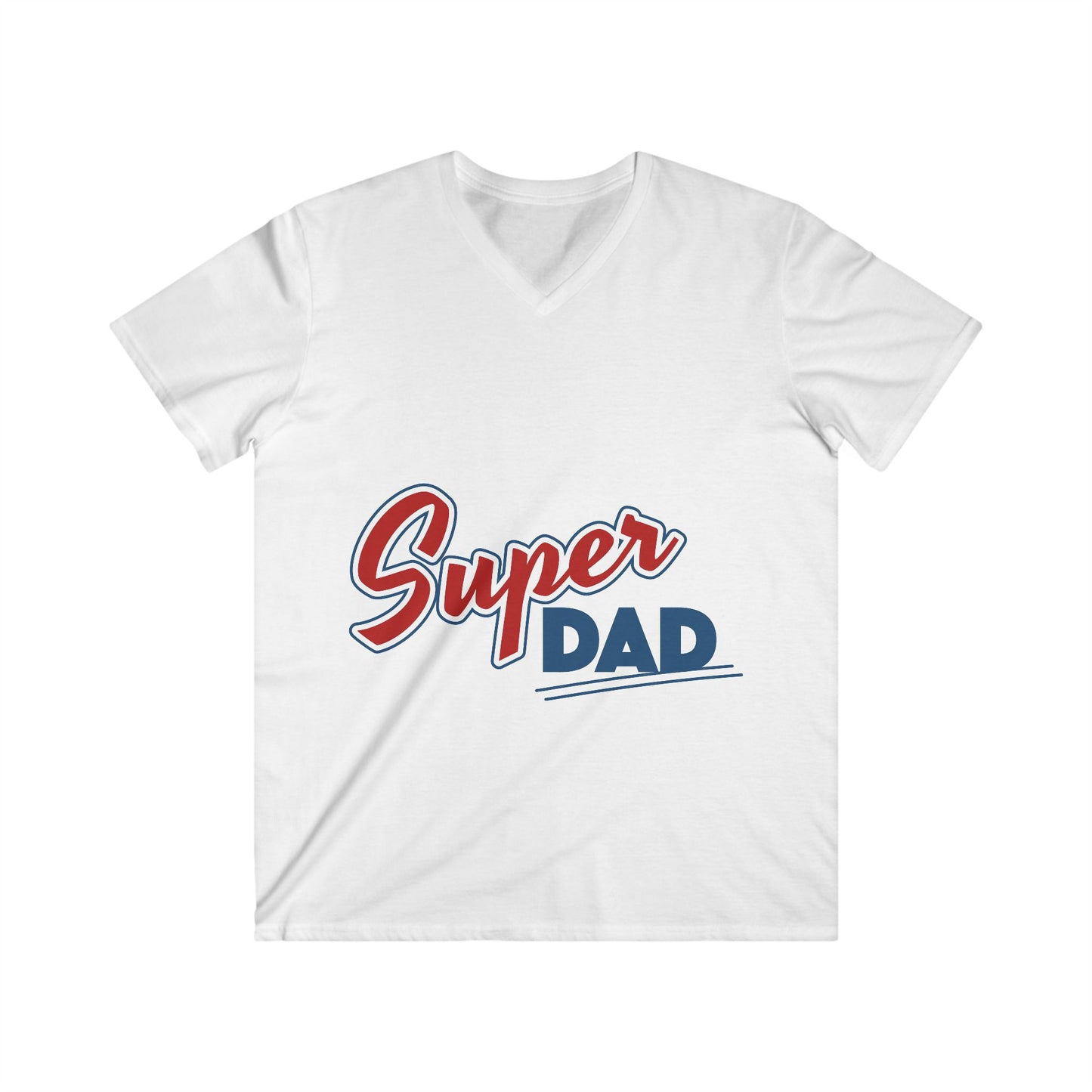 Super Dad V-Neck Tee - Perfect Father's Day Gift