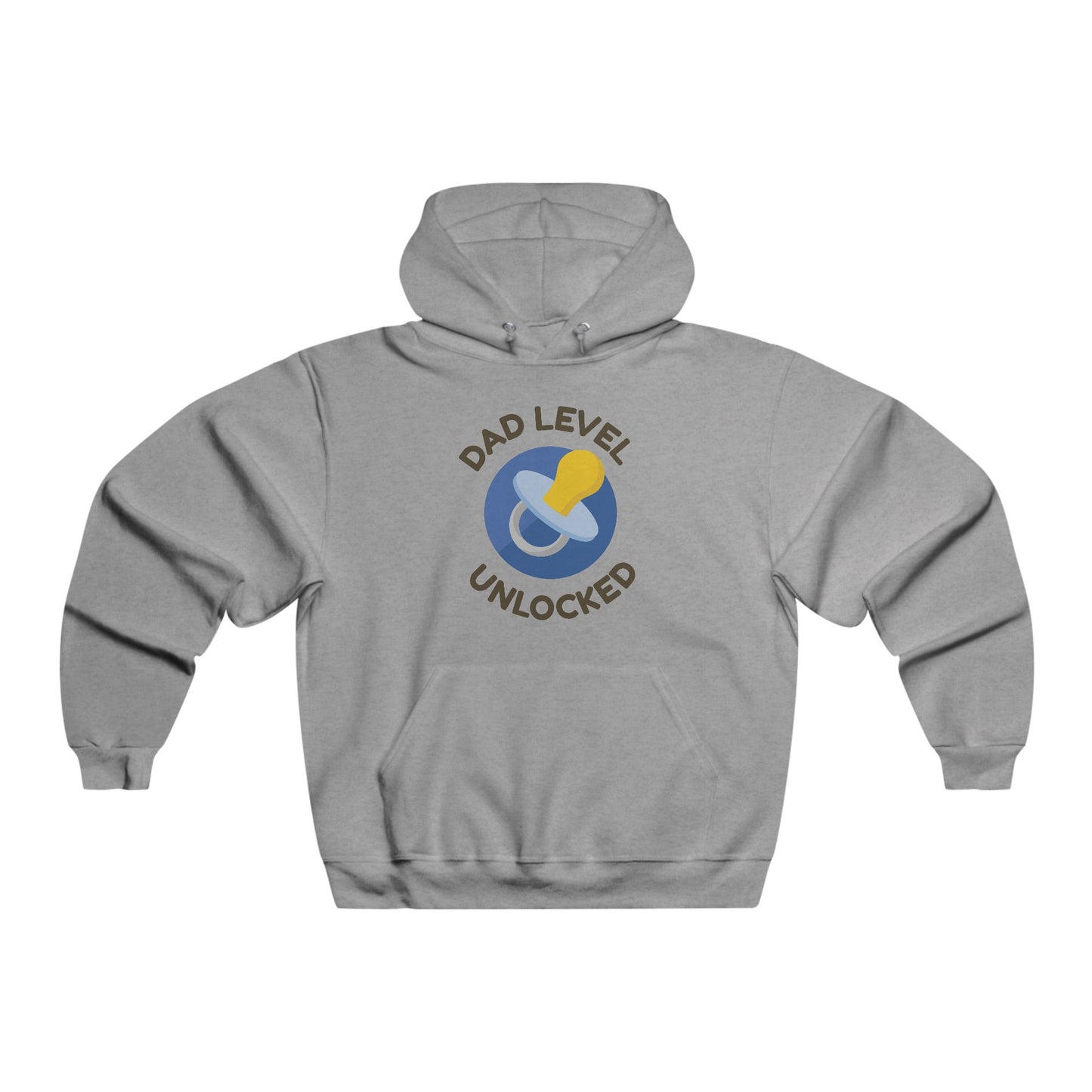 Dad Level Unlocked Hooded Sweatshirt - Perfect for New Dads