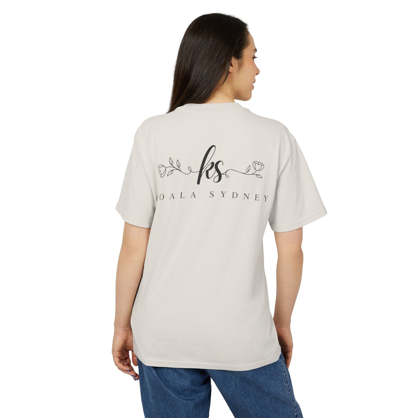 Heavy Faded Tee - "Bed Wine Blue" Unisex T-Shirt