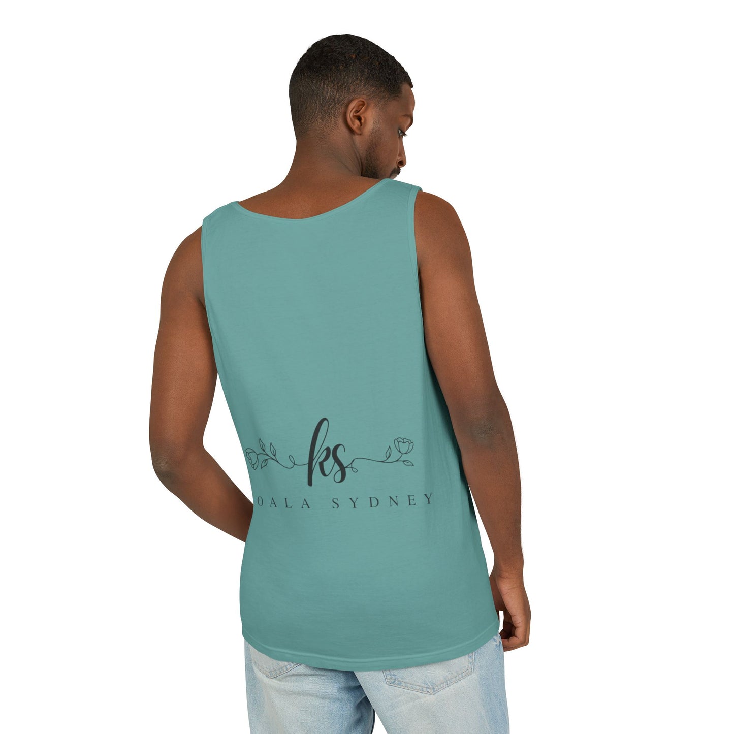 Dog Dad Unisex Garment-Dyed Tank Top - Perfect Gift for Pet Lovers