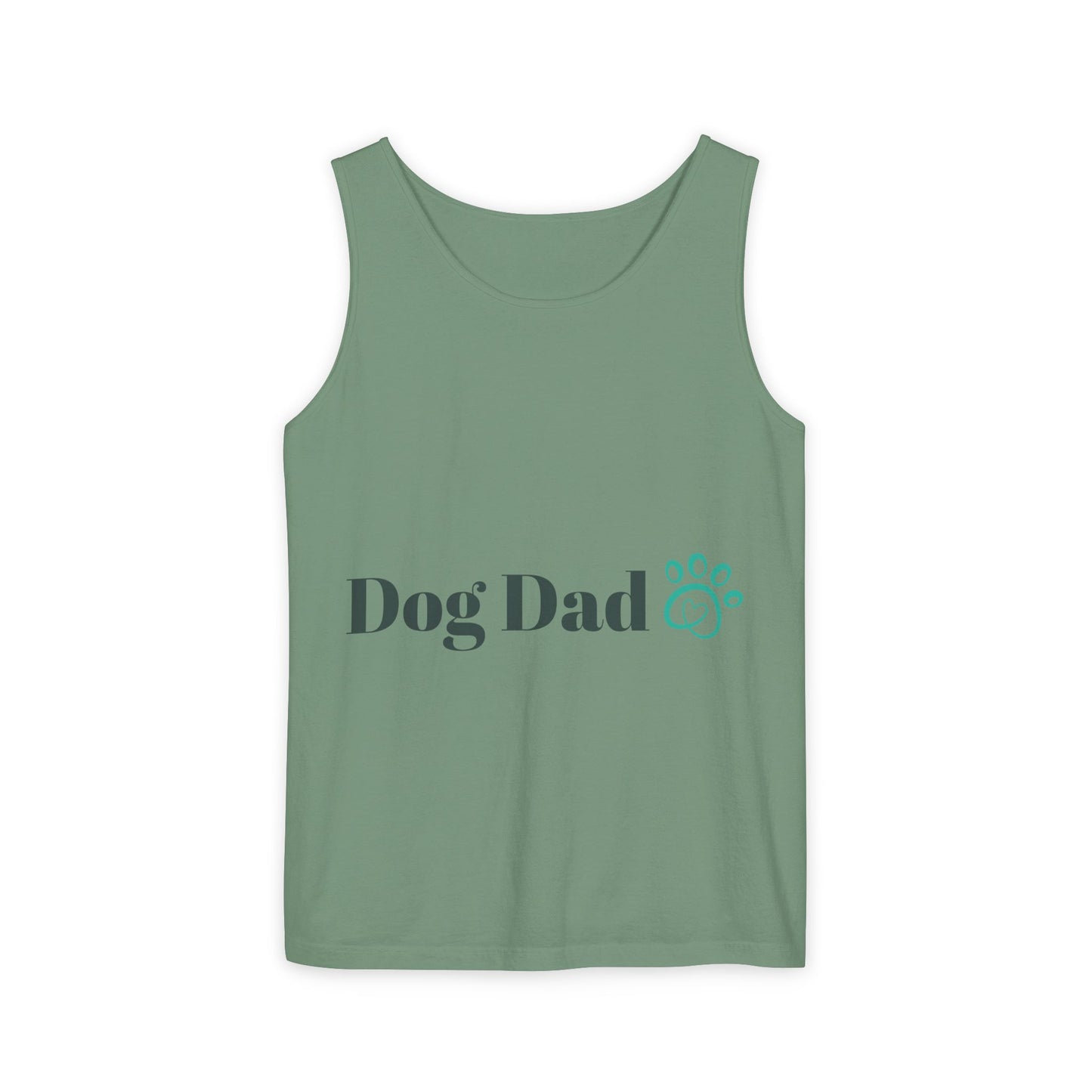 Dog Dad Unisex Garment-Dyed Tank Top - Perfect Gift for Pet Lovers