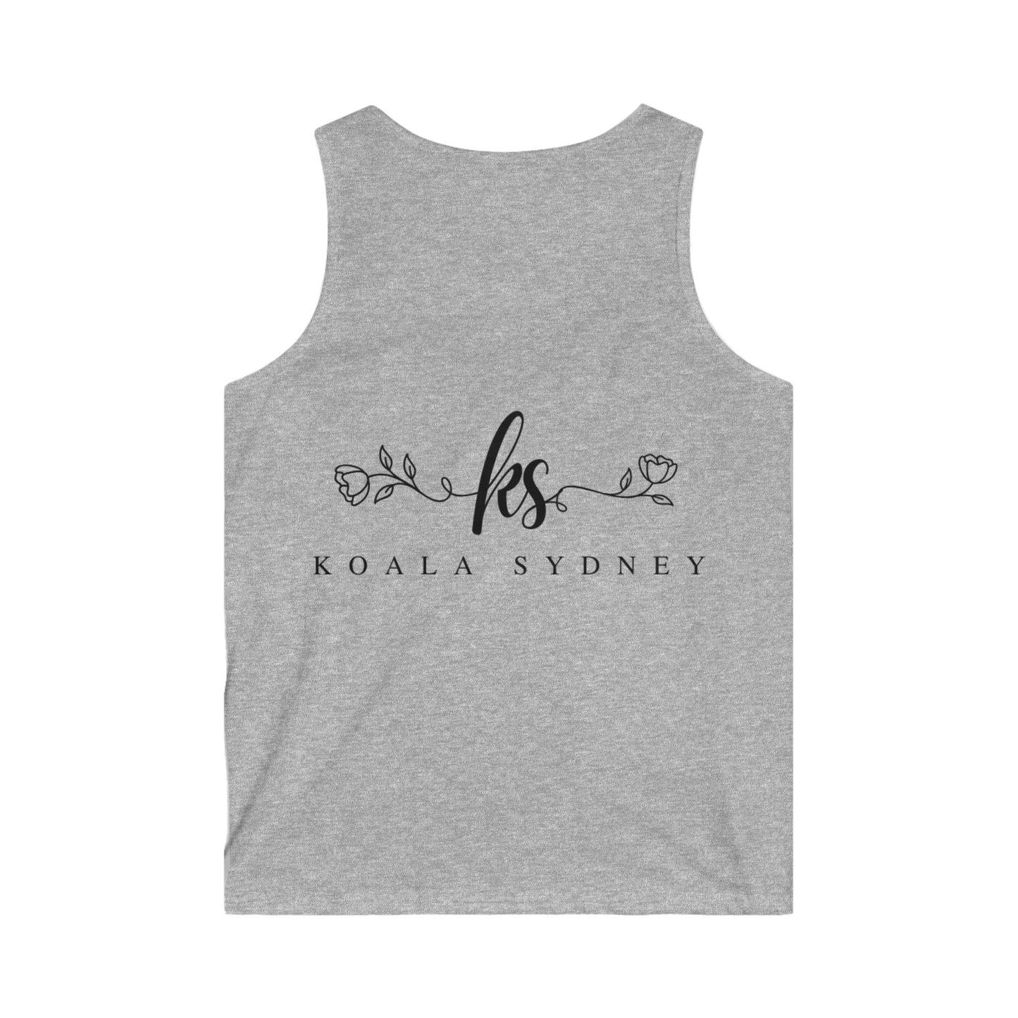 Men's Softstyle Tank Top - 'Deal With It!' Graphic Tees for Casual Wear