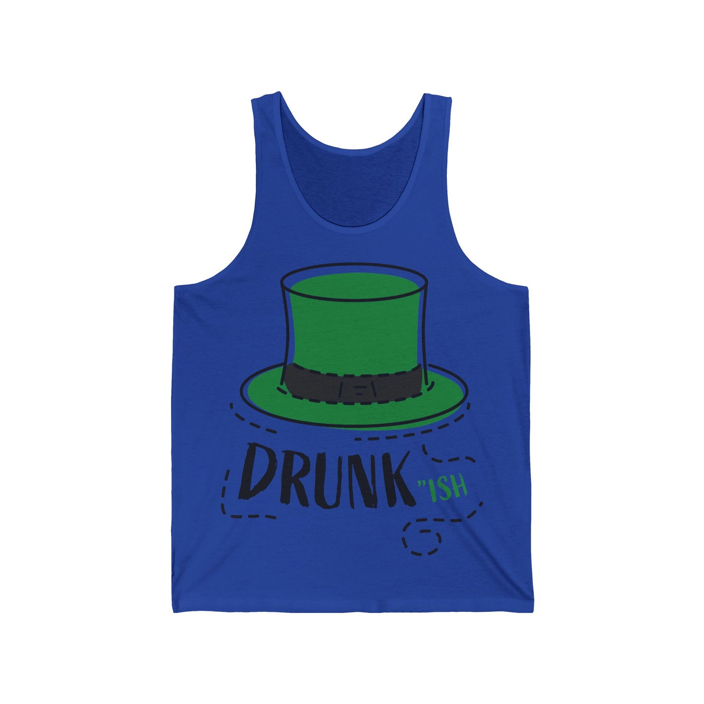 St. Patrick's Day Drunk'ish Tank Top | Unisex Jersey Sleeveless Tee