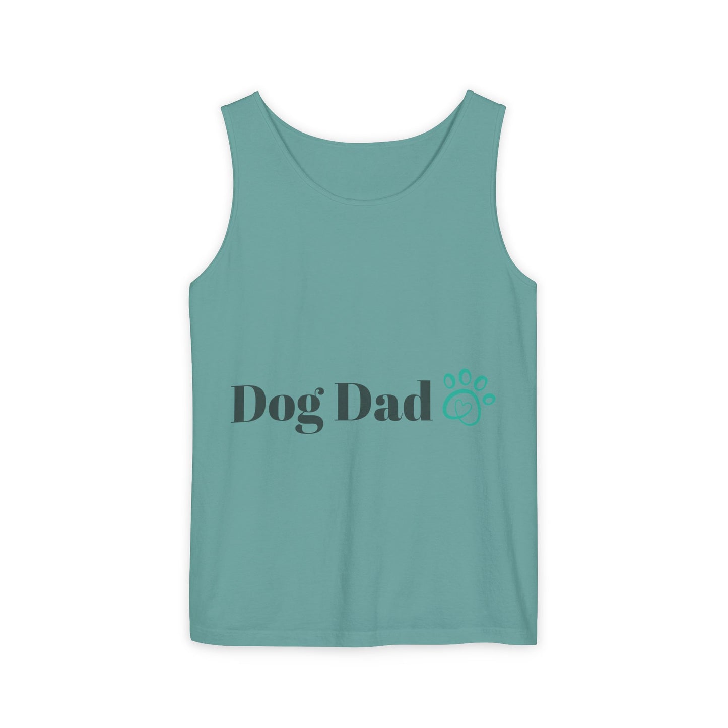 Dog Dad Unisex Garment-Dyed Tank Top - Perfect Gift for Pet Lovers