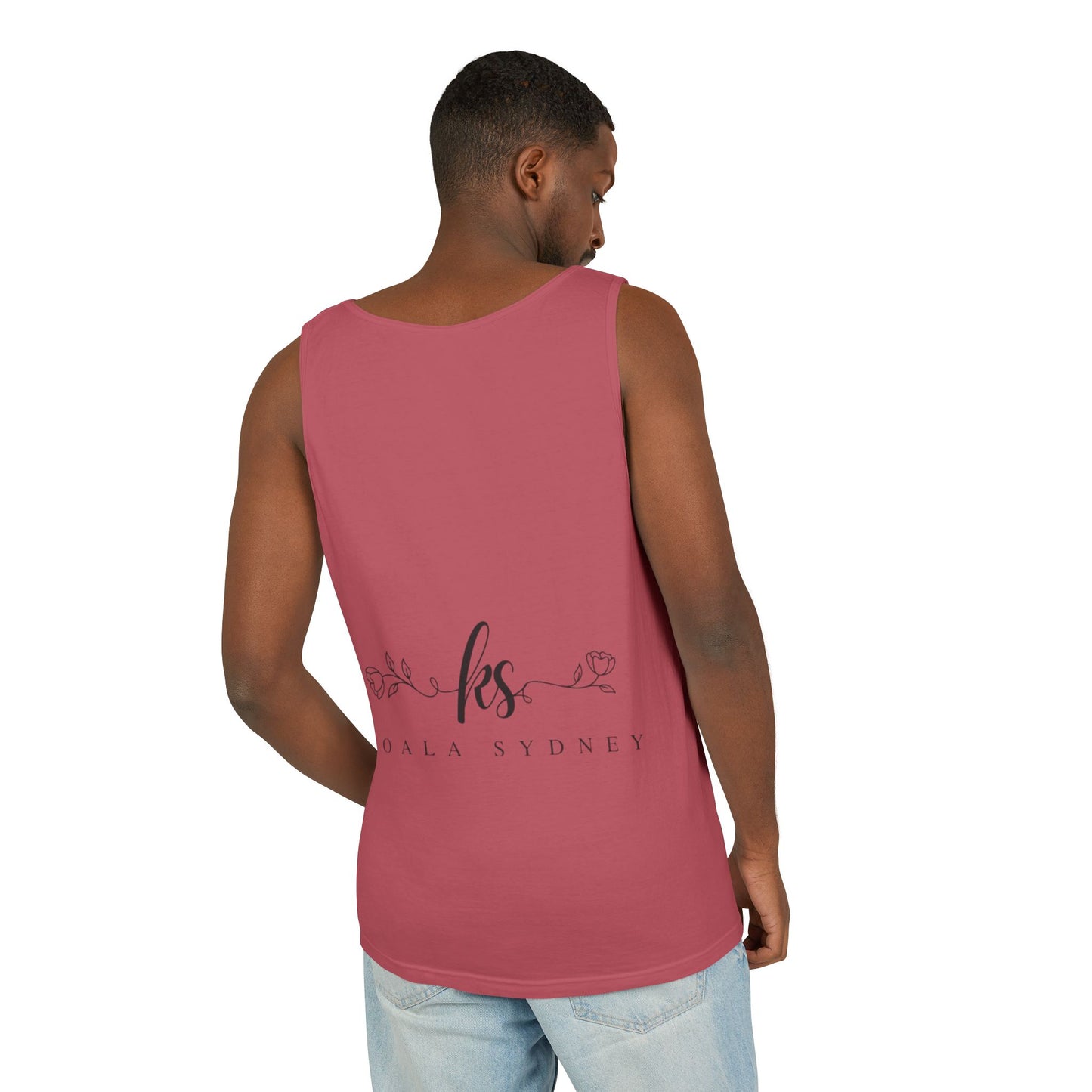 Dog Dad Unisex Garment-Dyed Tank Top - Perfect Gift for Pet Lovers