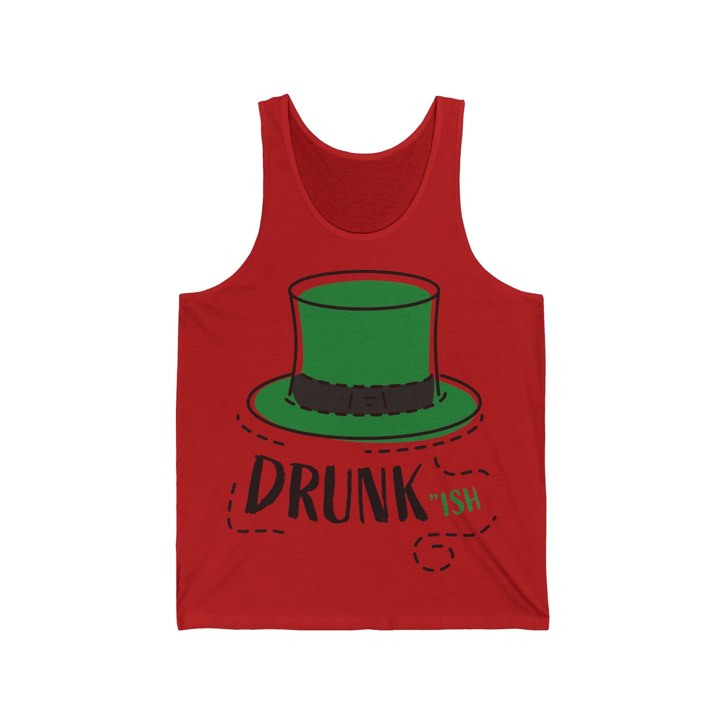 St. Patrick's Day Drunk'ish Tank Top | Unisex Jersey Sleeveless Tee
