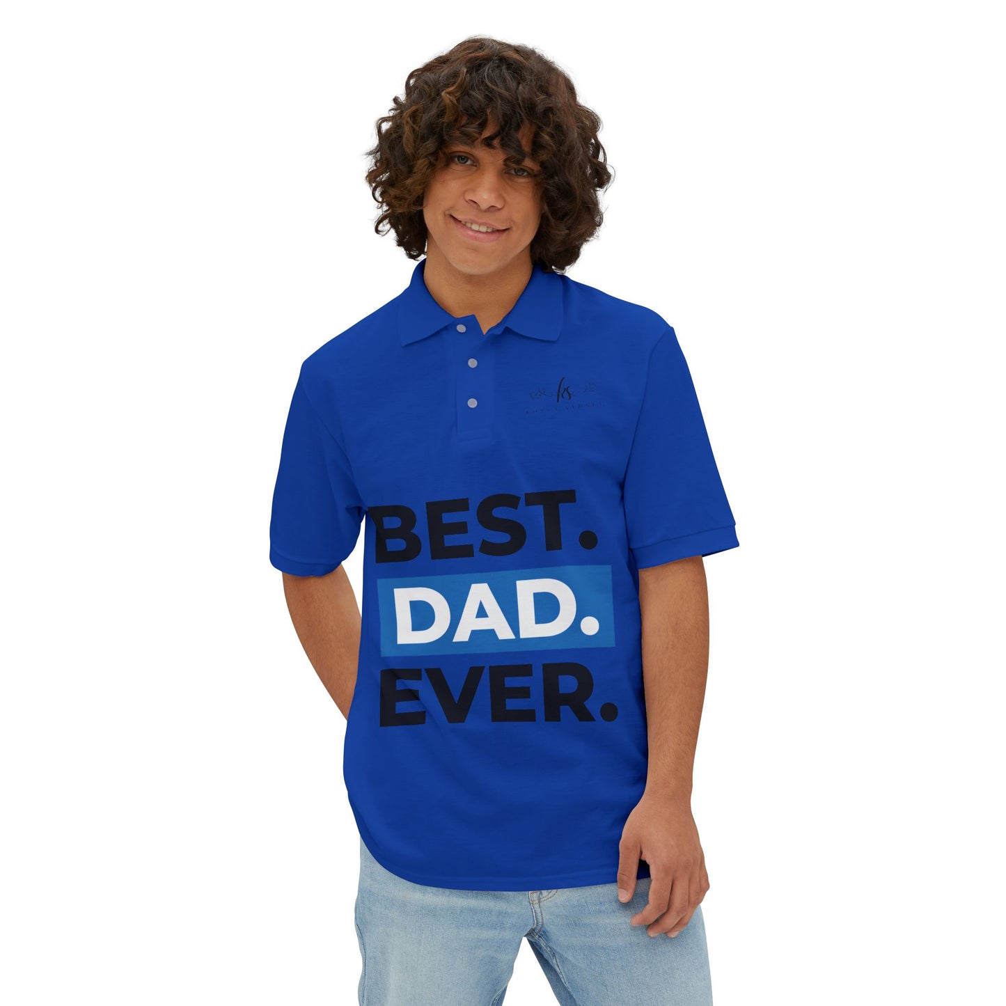 Best Dad Ever Polo Shirt - Perfect Gift for Father's Day
