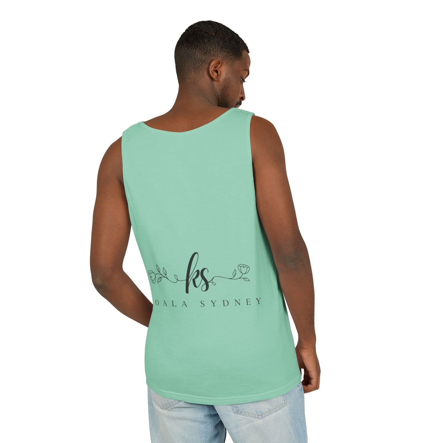 Dog Dad Unisex Garment-Dyed Tank Top - Perfect Gift for Pet Lovers