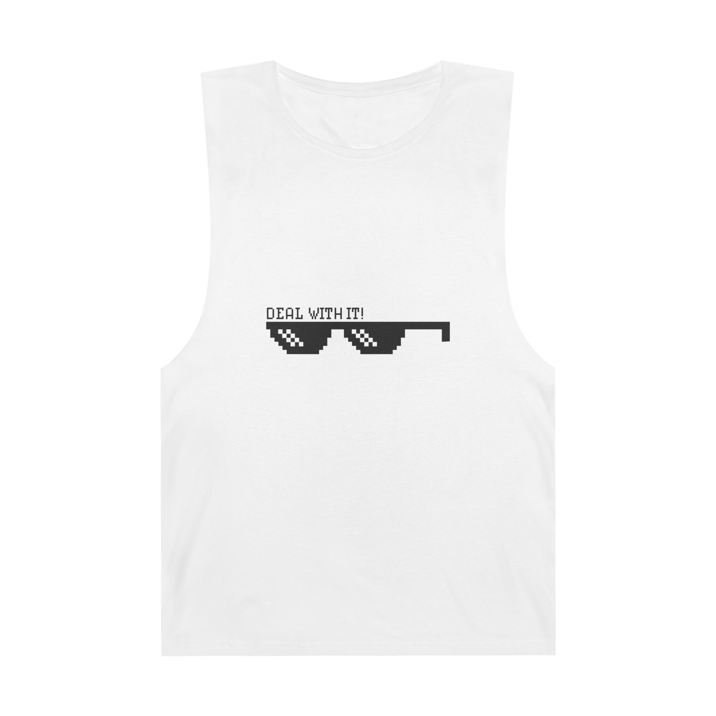 Cool Sunglasses Unisex Tank Top - 'Deal With It' Graphic