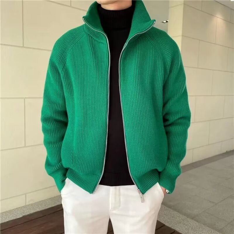 KOALA SYDNEY Rabbit Fur Modal Men's Cardigan Sweater