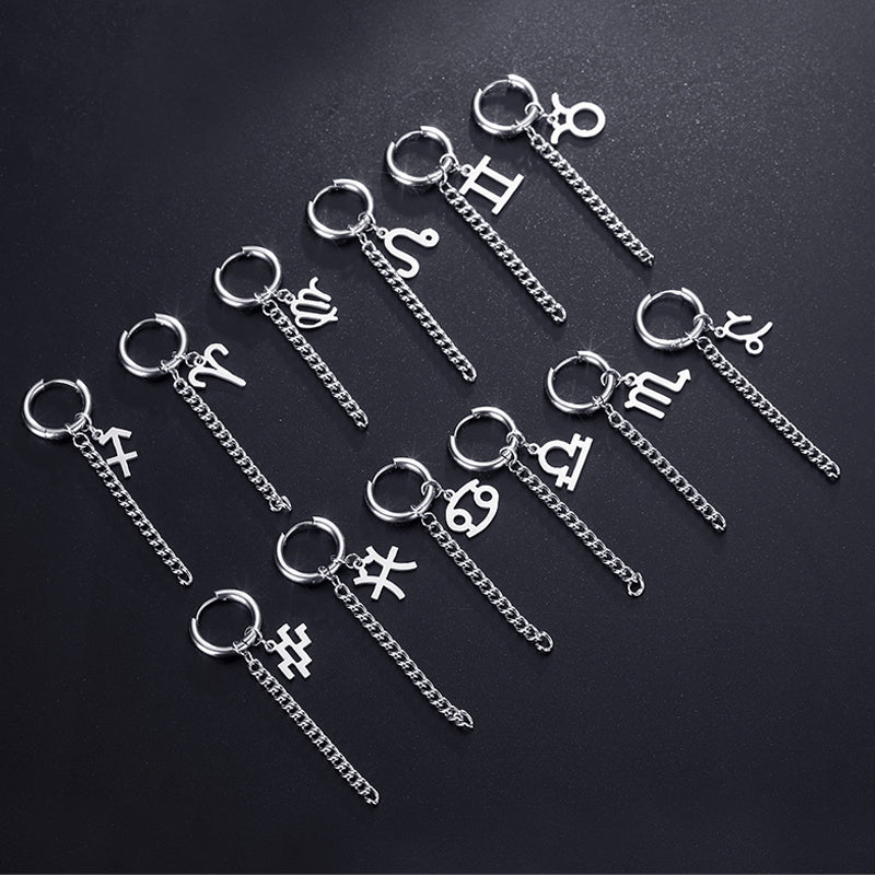 KOALA SYDNEY Zodiac Constellation Earrings for Men