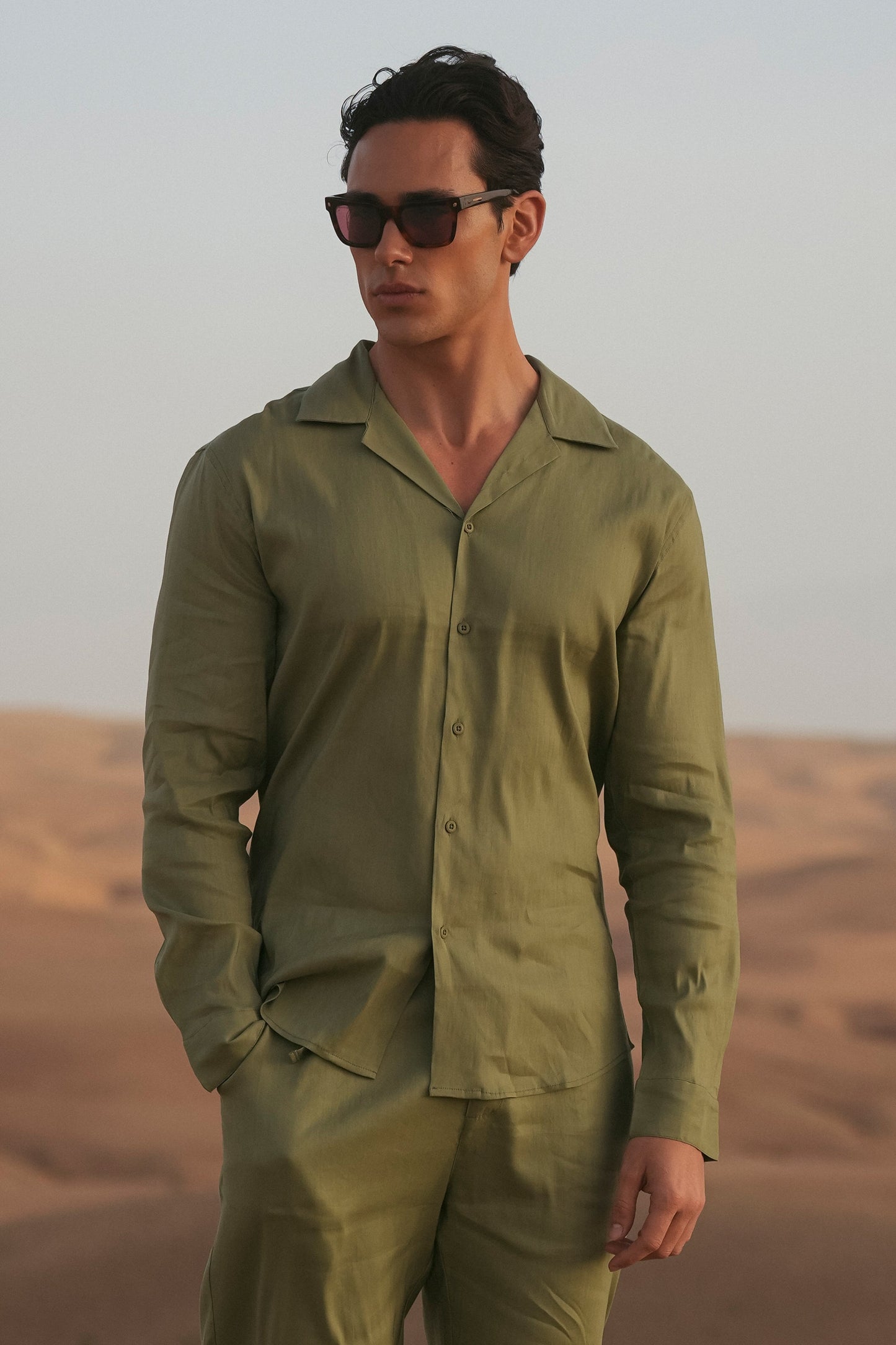 Classic Linen Long Sleeve Shirt