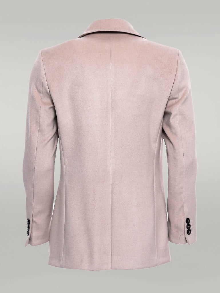 Double Breasted Cachet Cream Color Coat