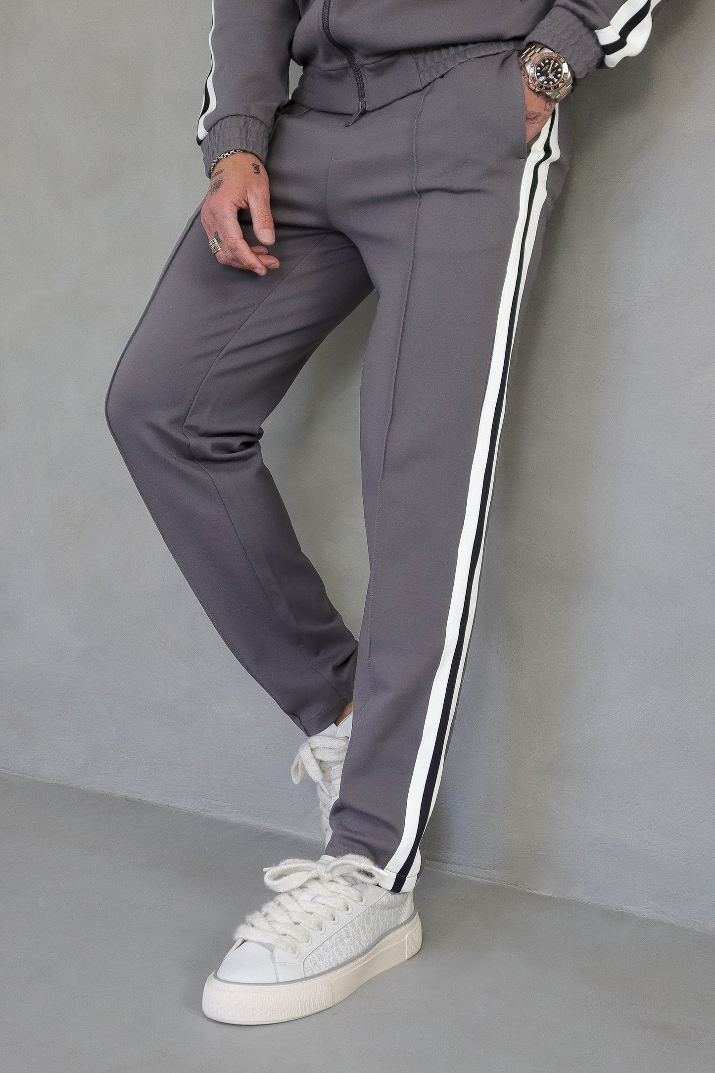 Track Trousers with Tape Detail