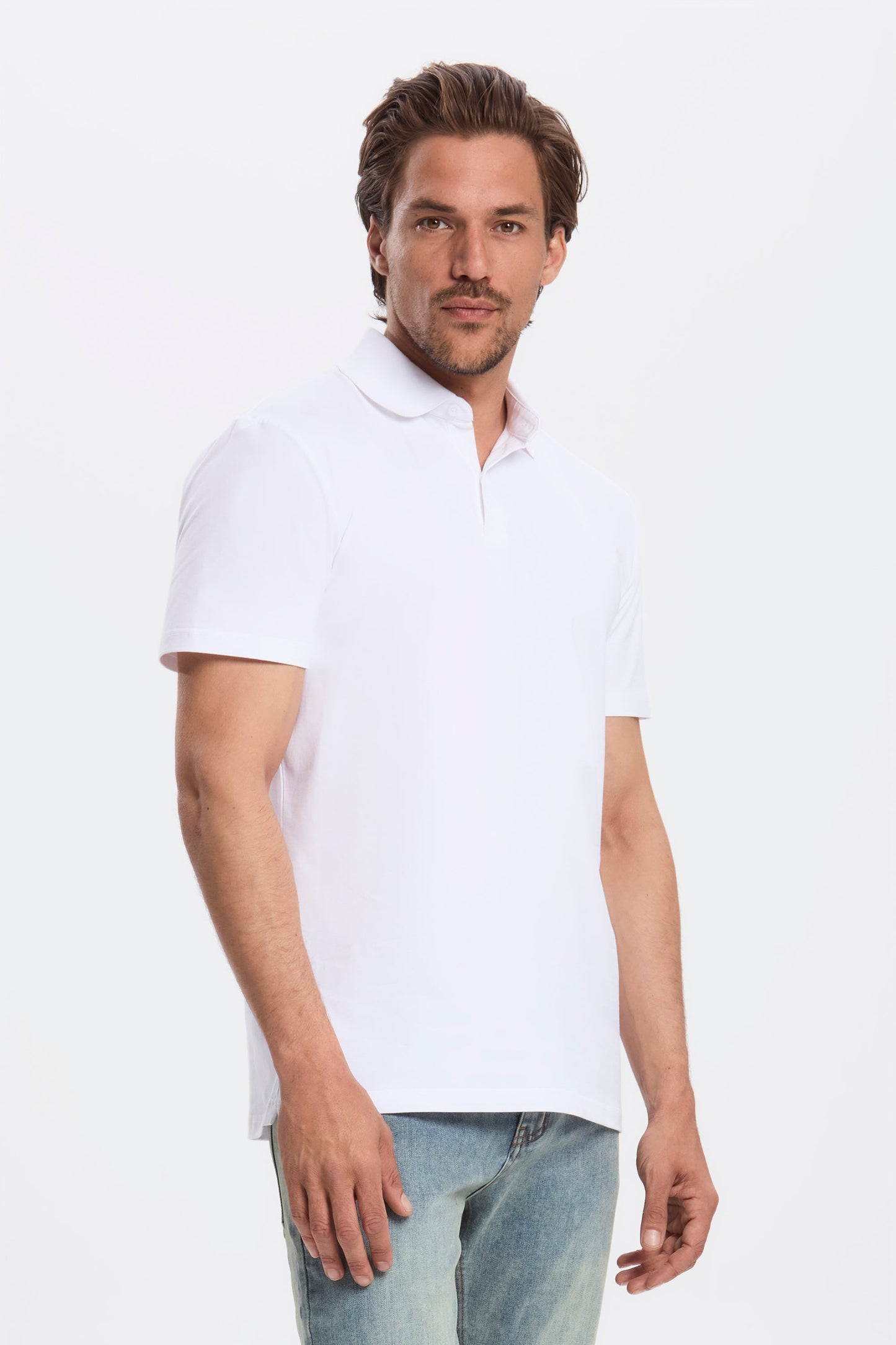 Classic Button-Up Polo