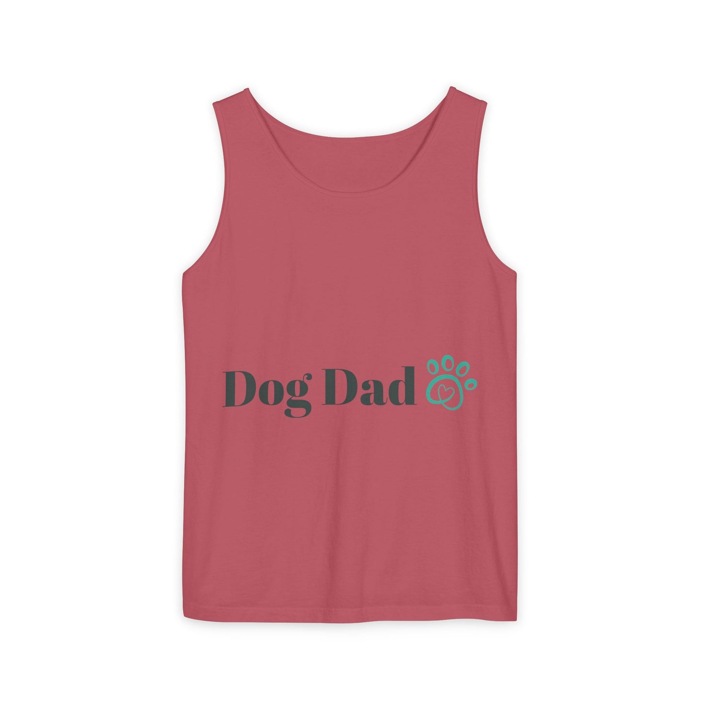 Dog Dad Unisex Garment-Dyed Tank Top - Perfect Gift for Pet Lovers