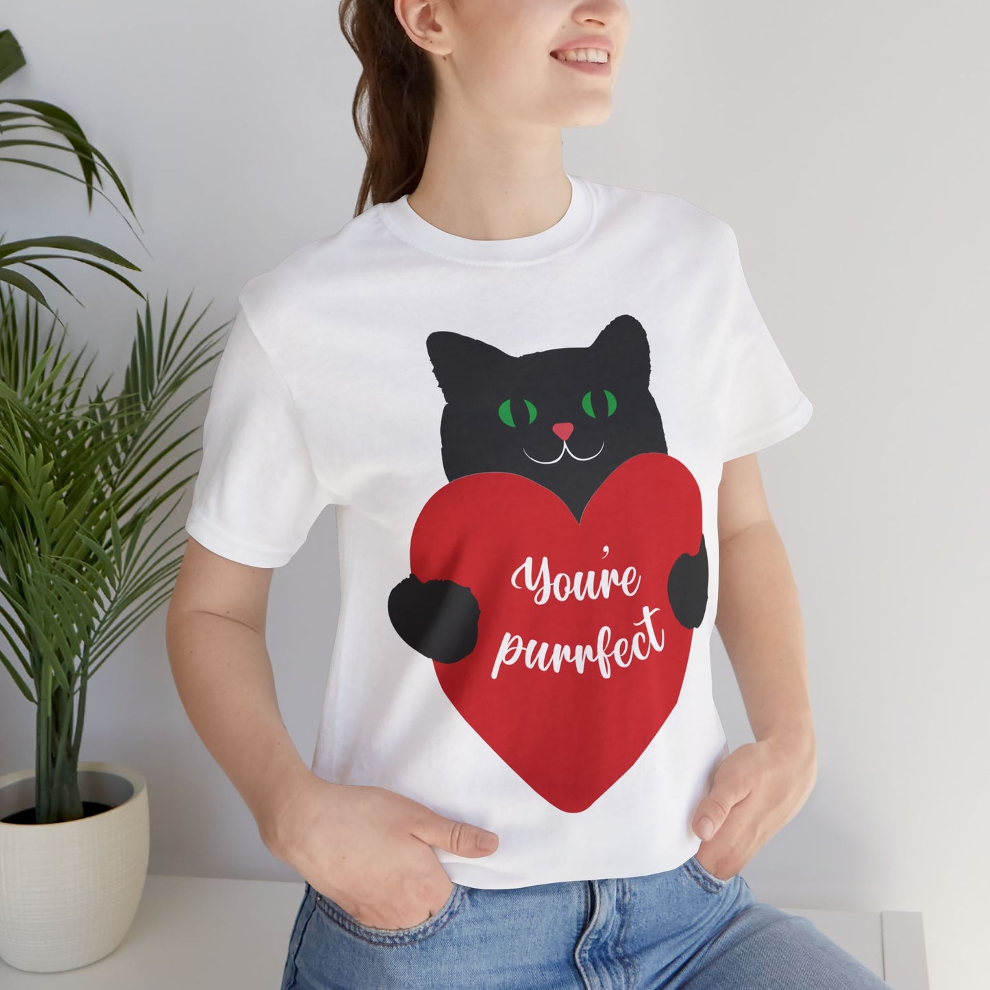You're Purrfect Cat Love T-Shirt for Pet Lovers