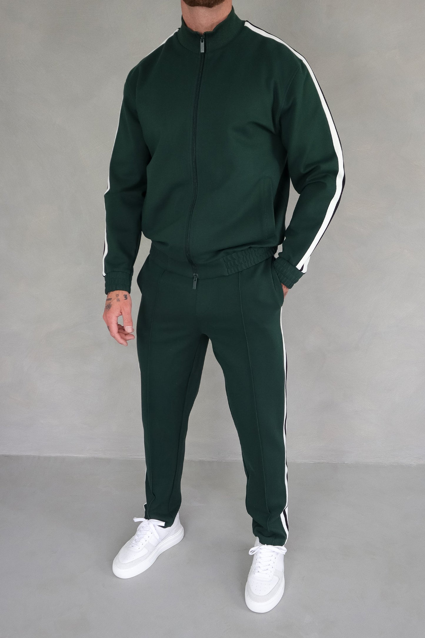 Forest Green Tape Tracksuit
