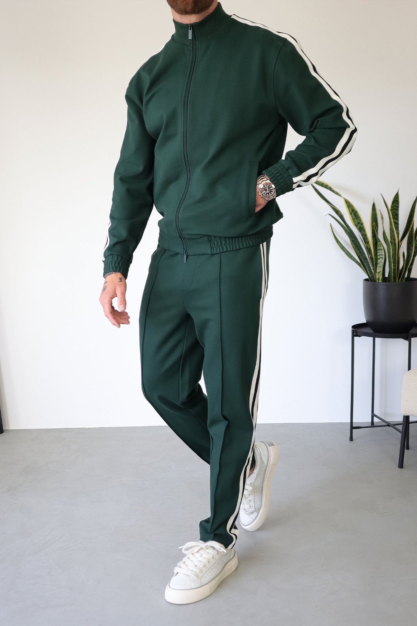 Track Jacket with Tape Detail