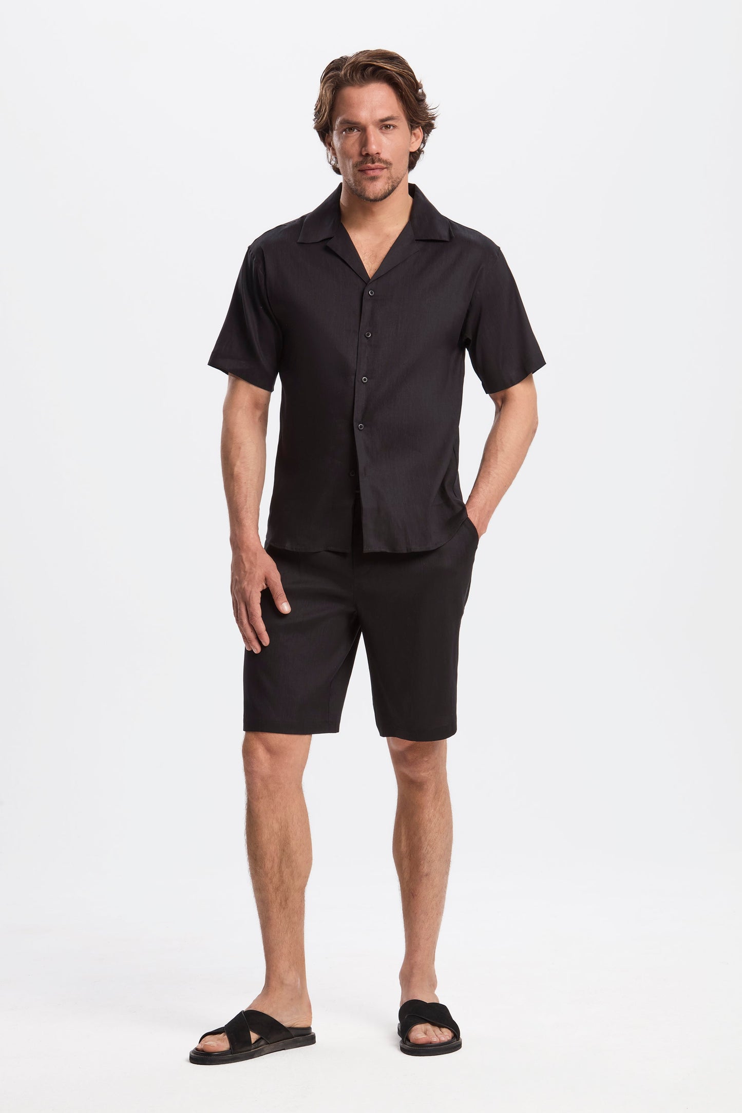 Linen Short Set