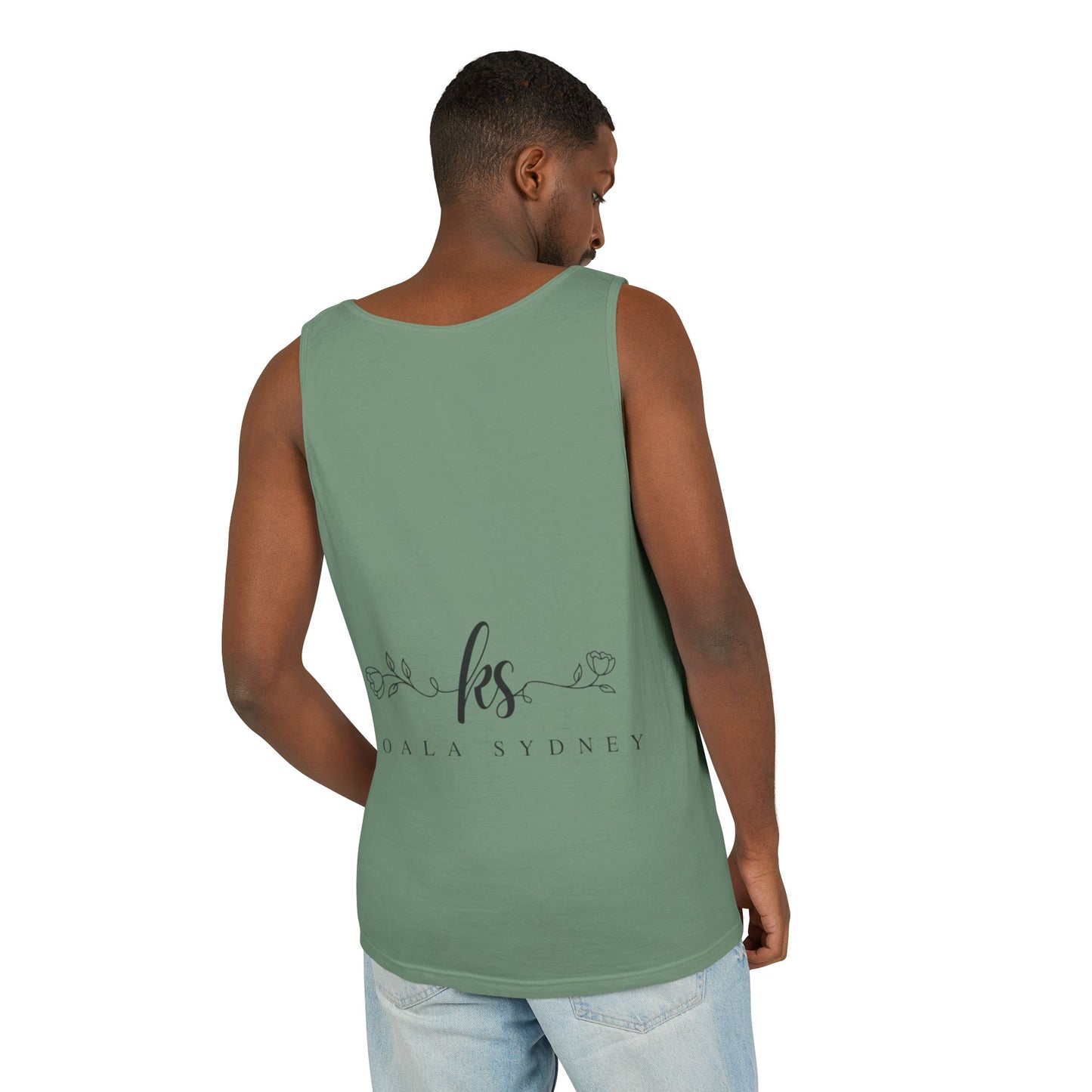 Dog Dad Unisex Garment-Dyed Tank Top - Perfect Gift for Pet Lovers