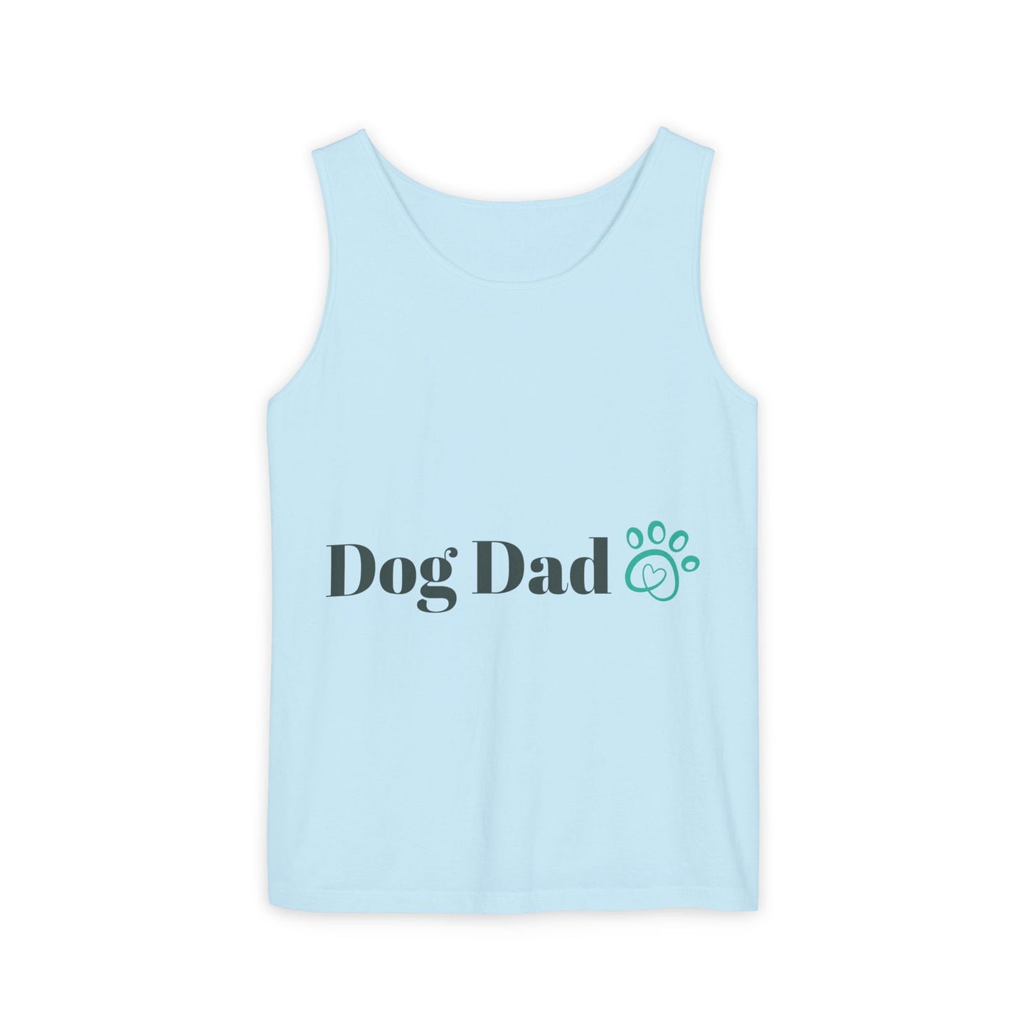 Dog Dad Unisex Garment-Dyed Tank Top - Perfect Gift for Pet Lovers