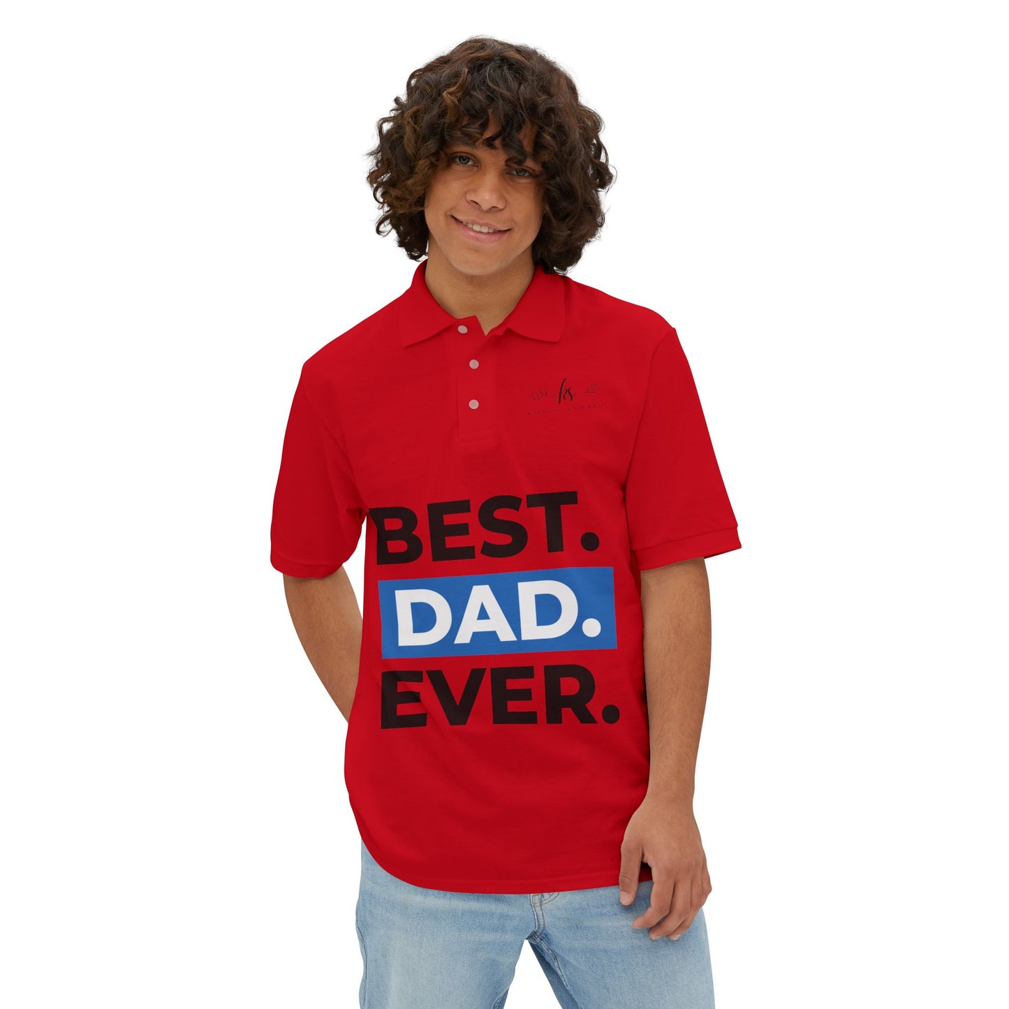 Best Dad Ever Polo Shirt - Perfect Gift for Father's Day