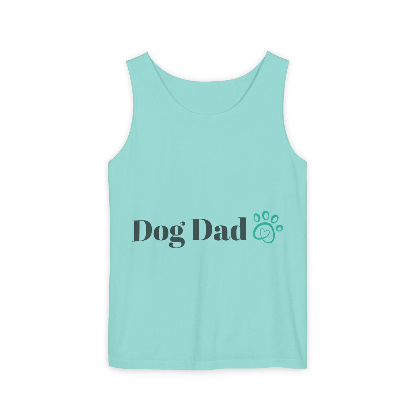 Dog Dad Unisex Garment-Dyed Tank Top - Perfect Gift for Pet Lovers
