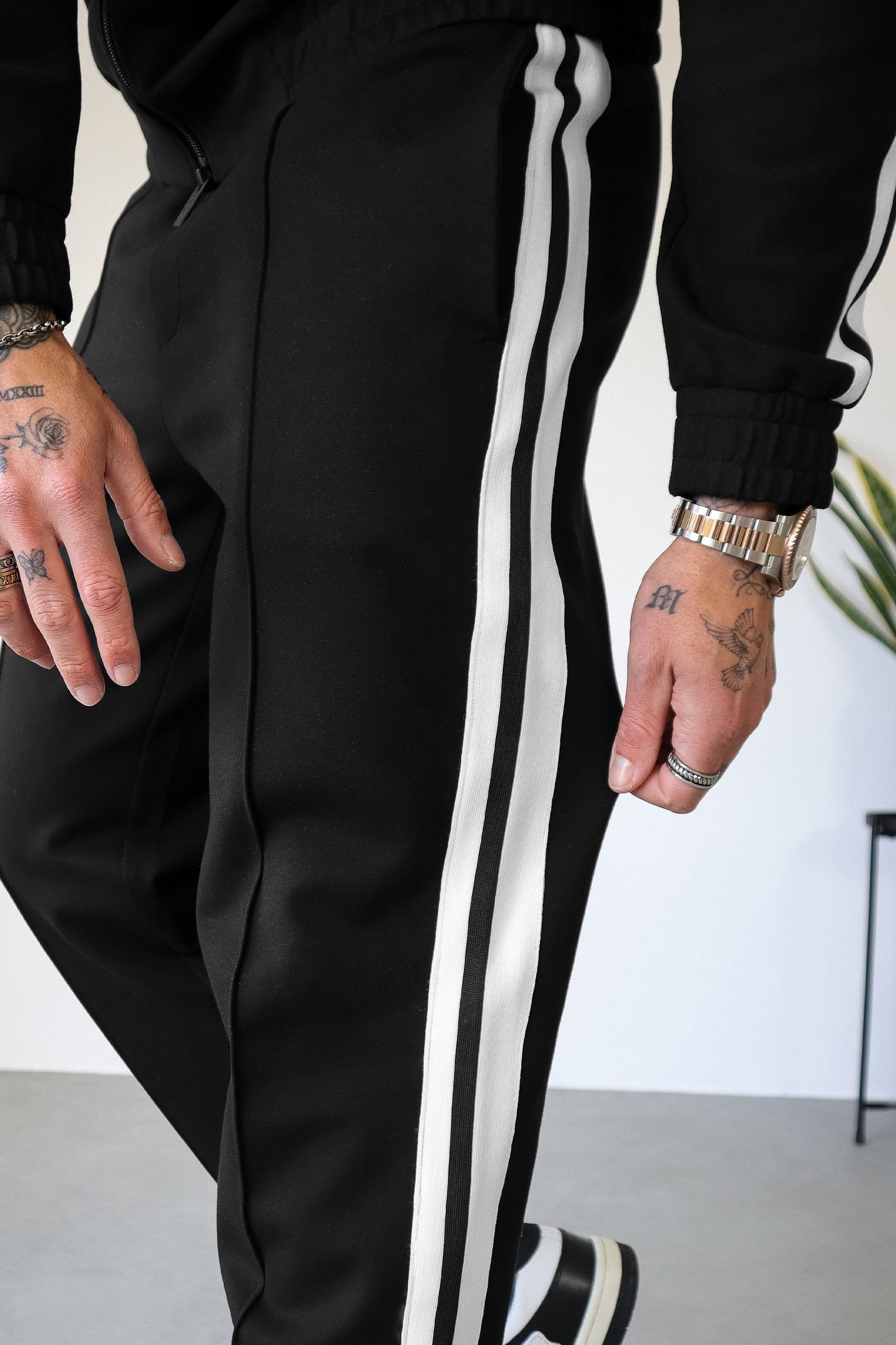 Track Trousers with Tape Detail