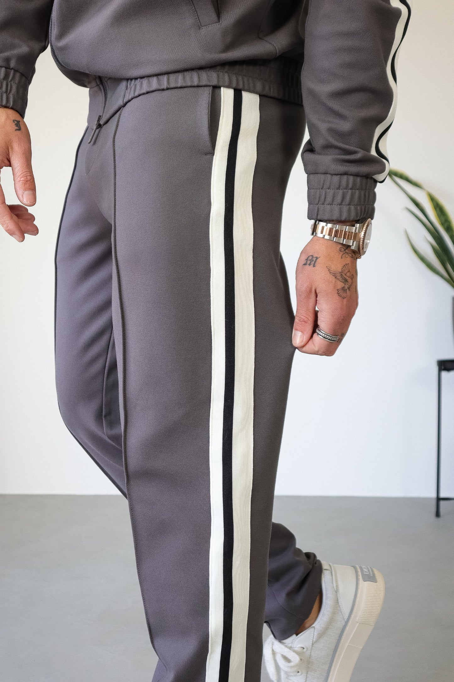 Track Trousers with Tape Detail