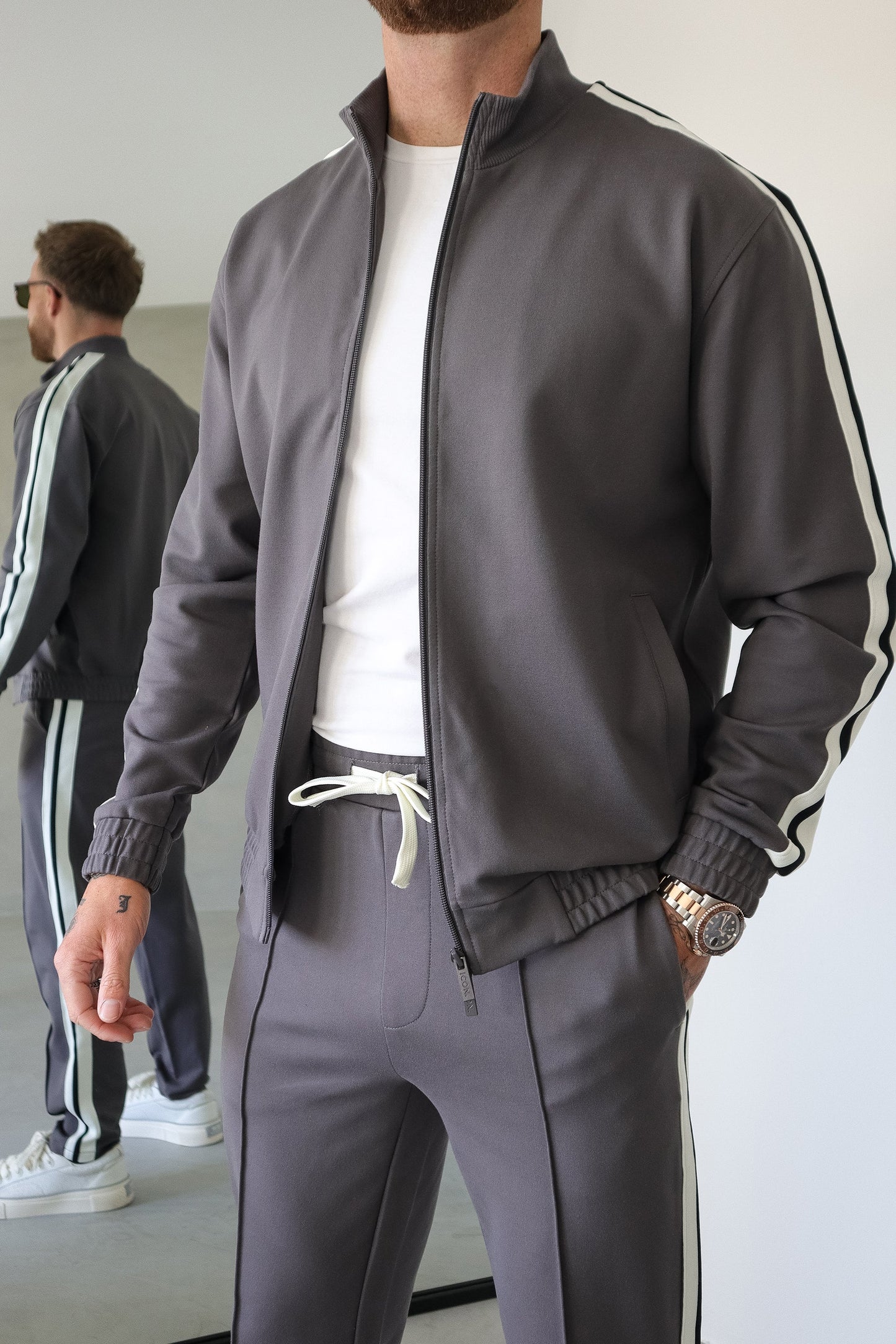 Track Jacket with Tape Detail