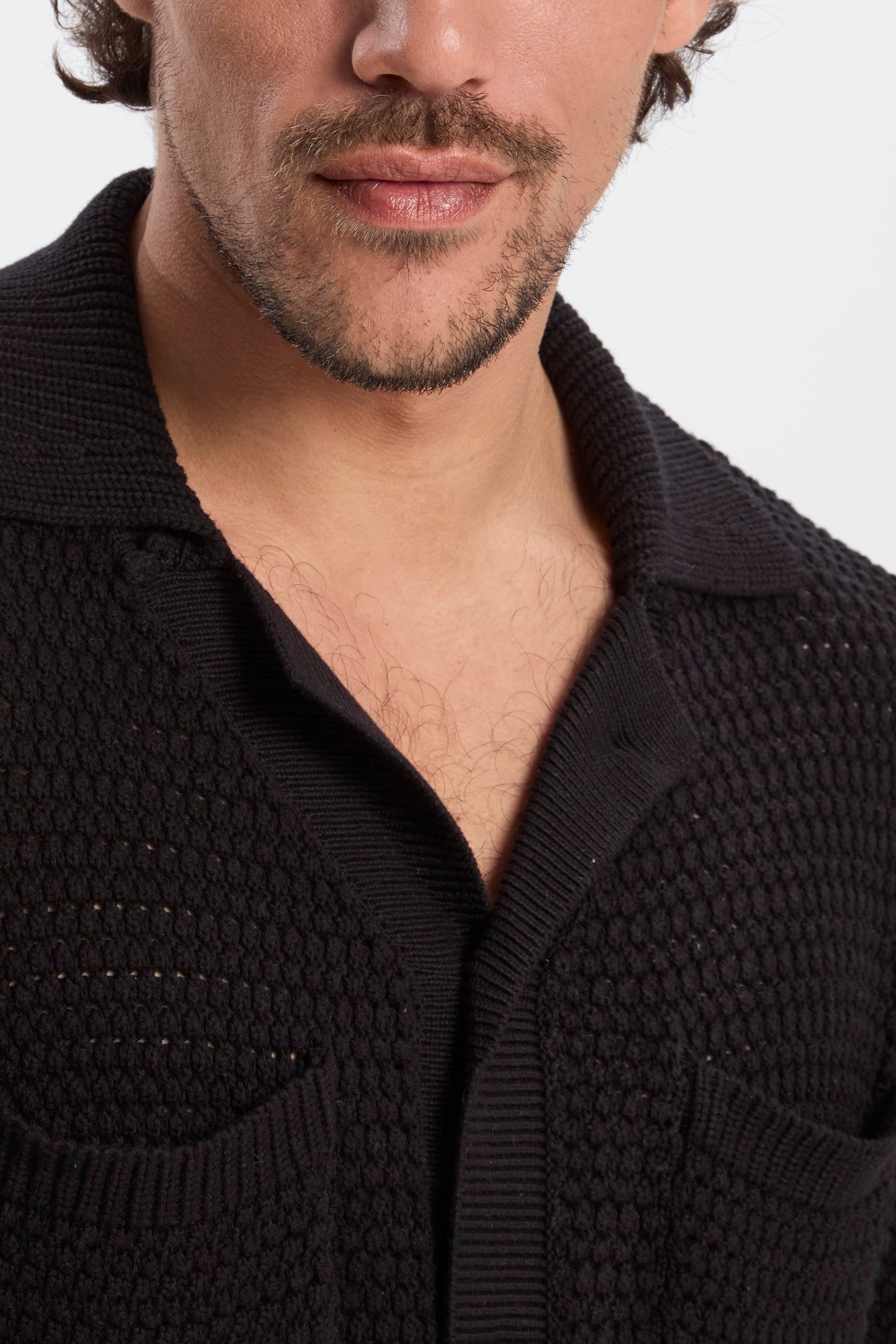 Matese Short Sleeve Crochet Shirt