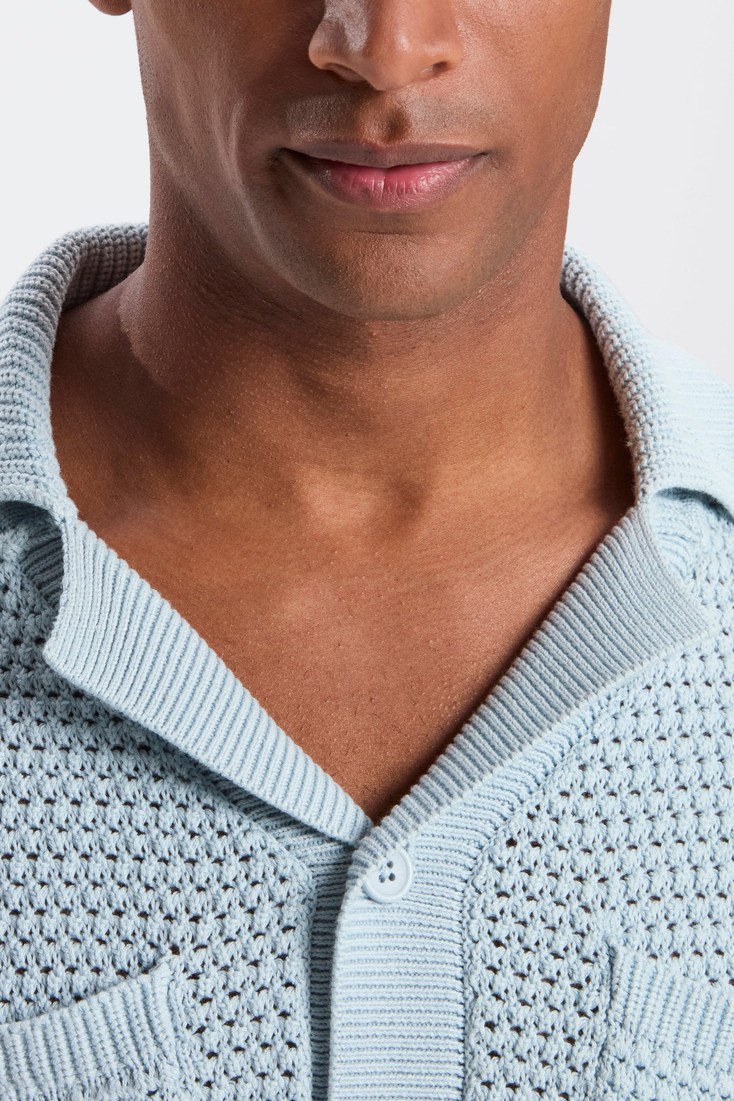 Matese Short Sleeve Crochet Shirt
