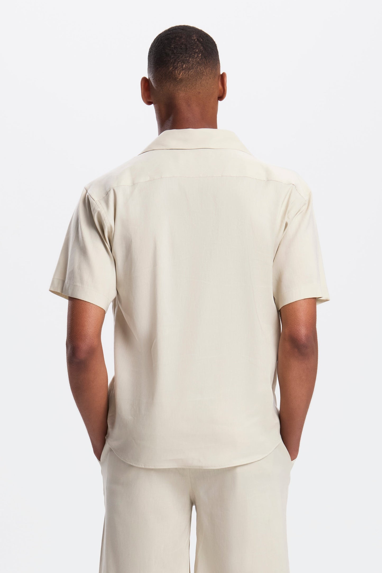 THE LINEN SHORT SET