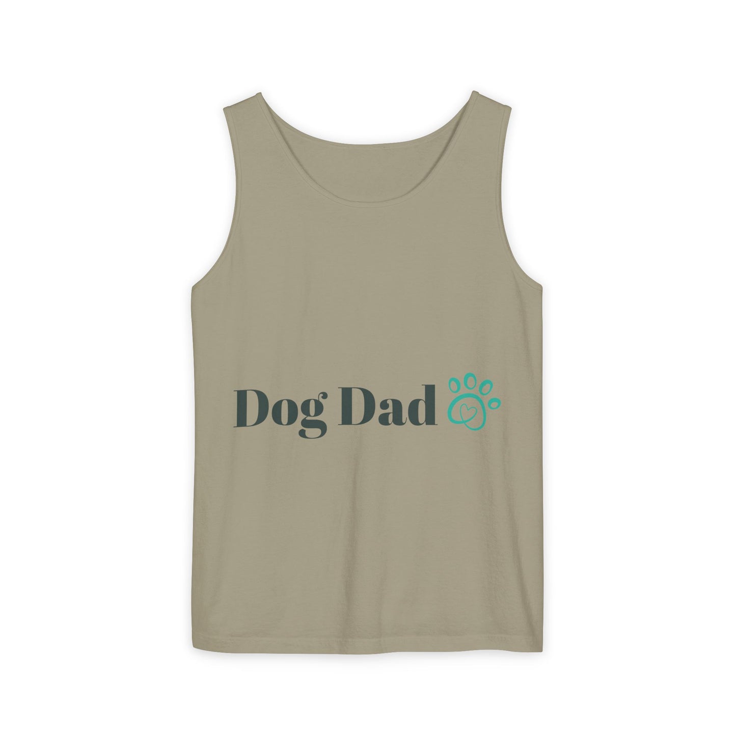 Dog Dad Unisex Garment-Dyed Tank Top - Perfect Gift for Pet Lovers