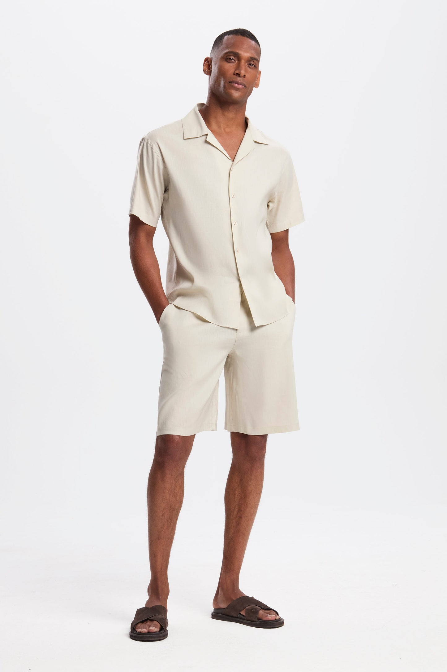 Linen Short Set