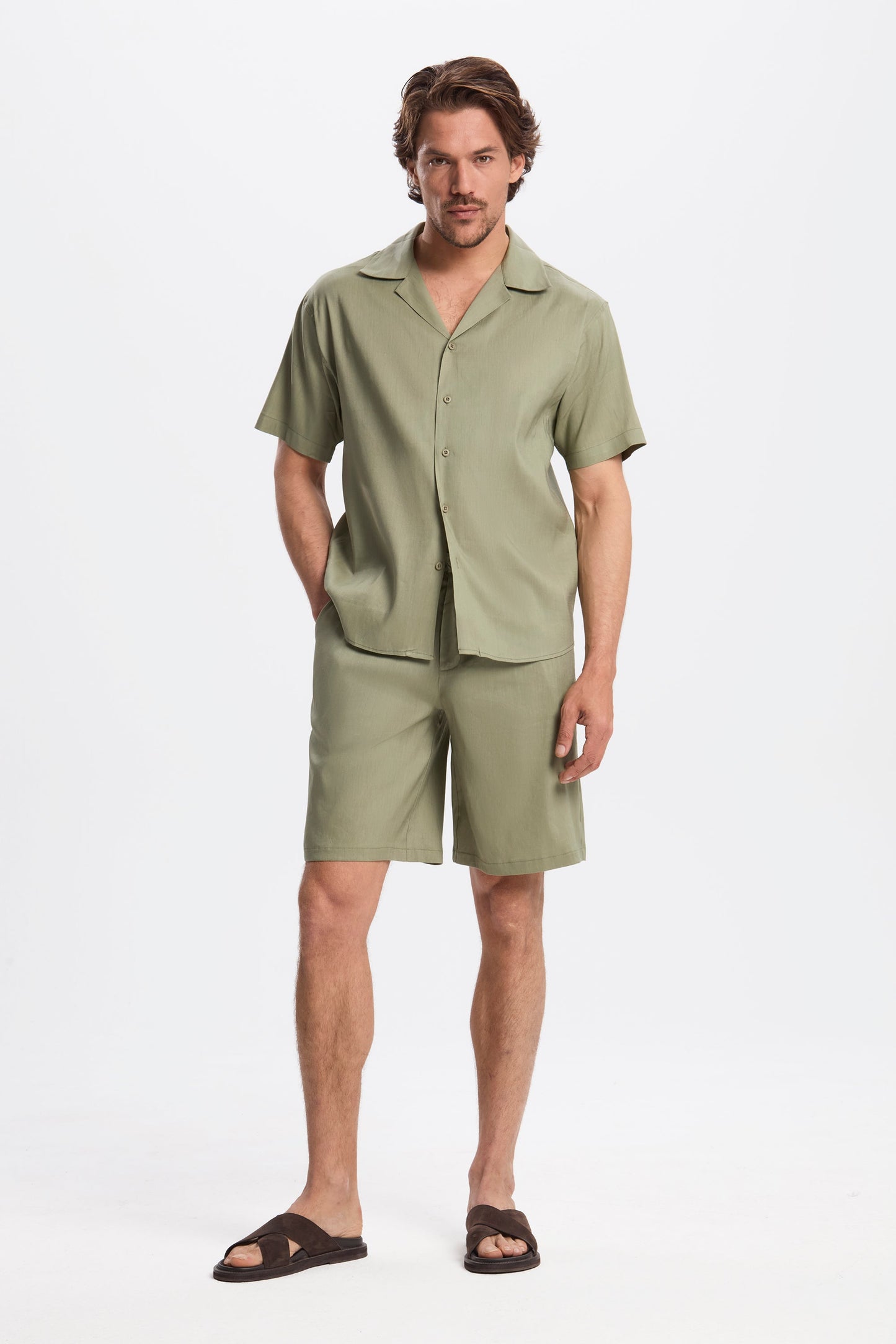 Linen Short Set