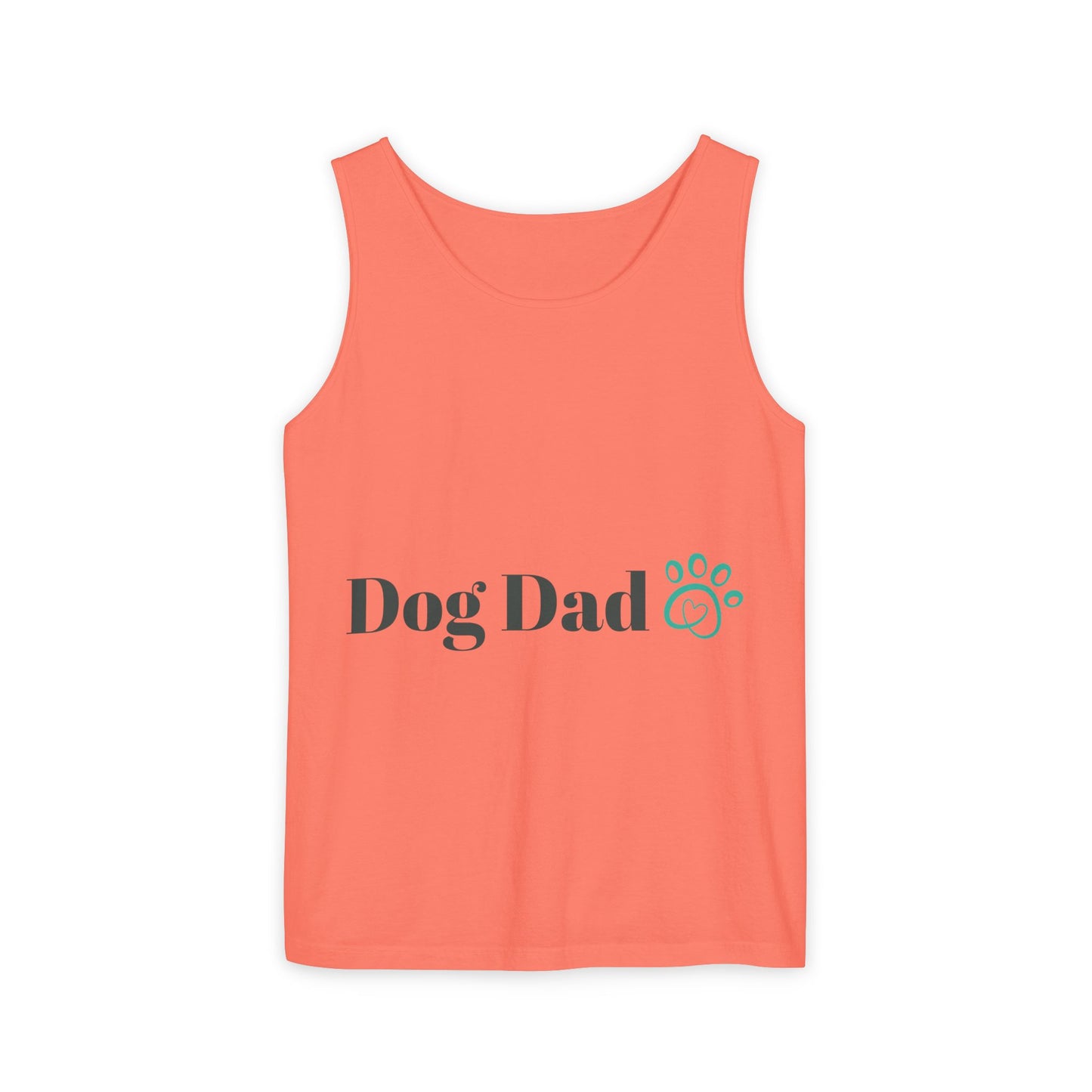 Dog Dad Unisex Garment-Dyed Tank Top - Perfect Gift for Pet Lovers