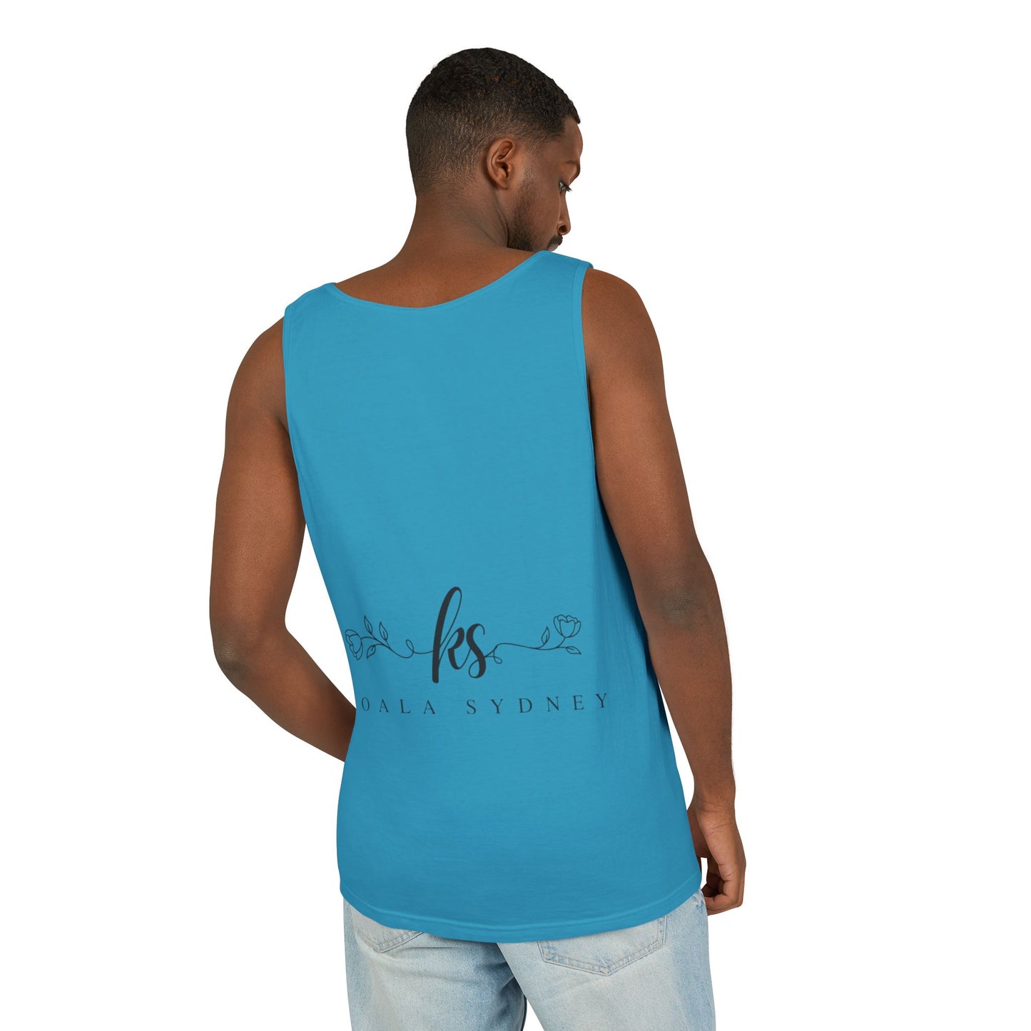 Dog Dad Unisex Garment-Dyed Tank Top - Perfect Gift for Pet Lovers