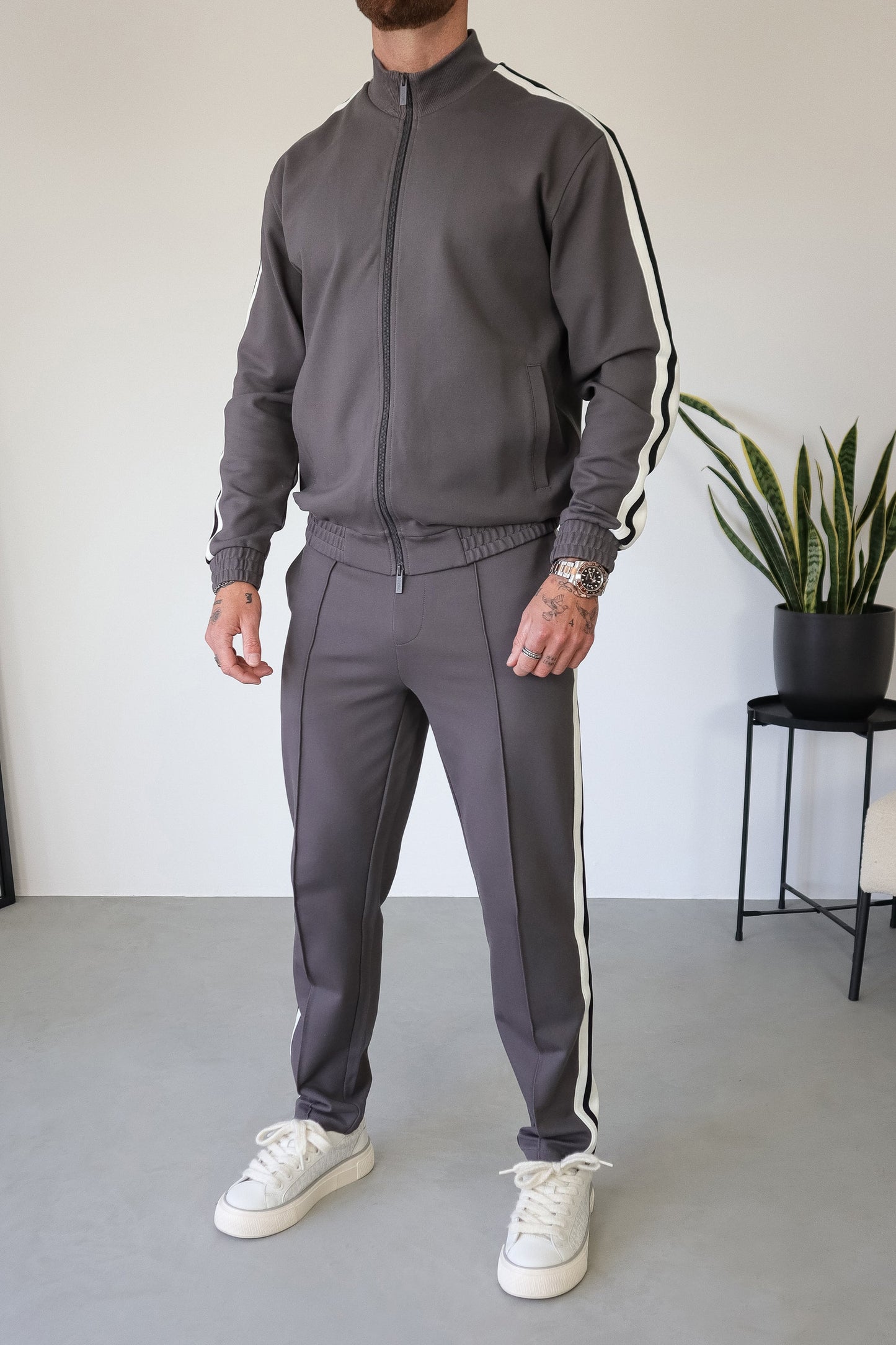 Track Jacket with Tape Detail