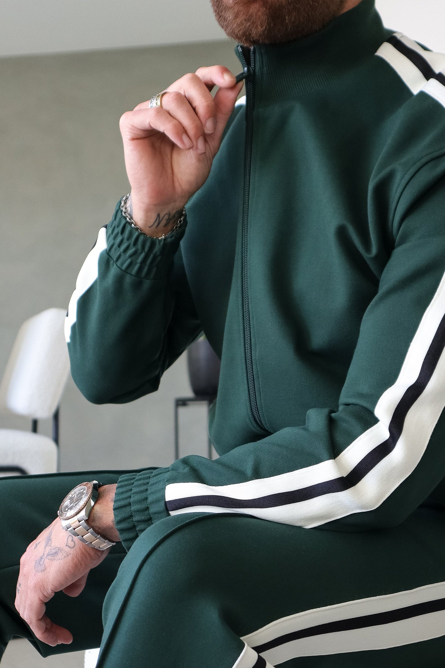 Track Jacket with Tape Detail